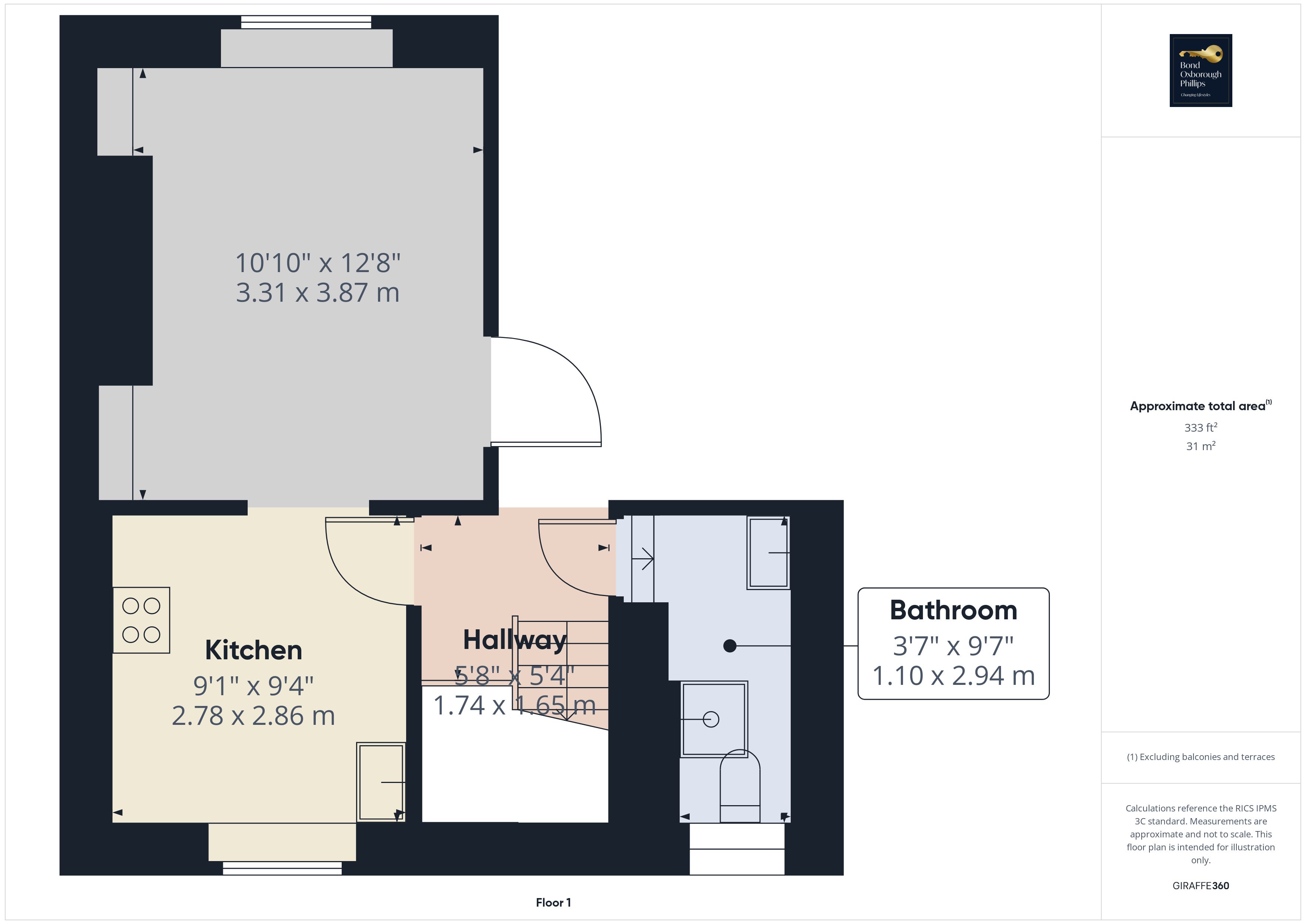 27, Berrycoombe Road, Cornwall floorplan