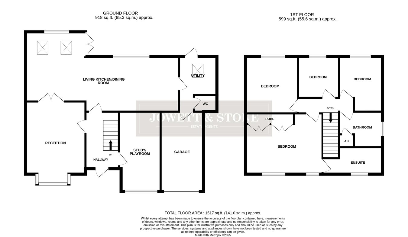 10, Otter Way, Leicester floorplan