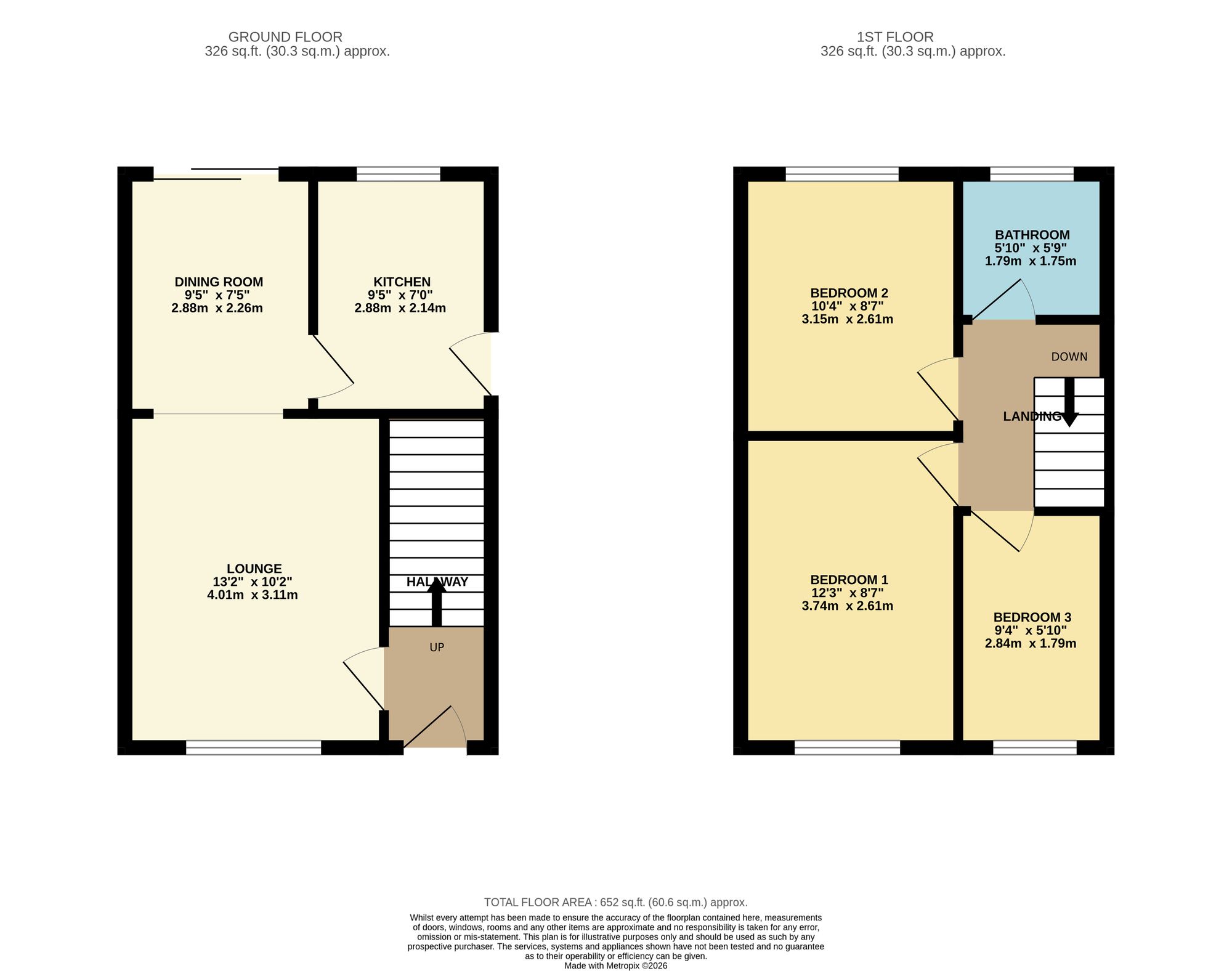 14 Landore Close, Manchester floorplan