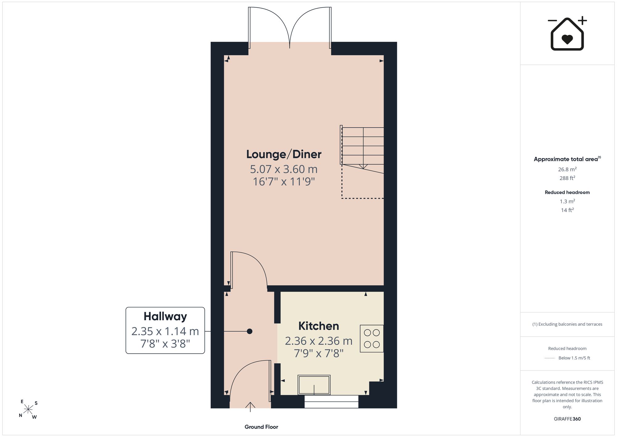 119 Greenacres, Barry floorplan