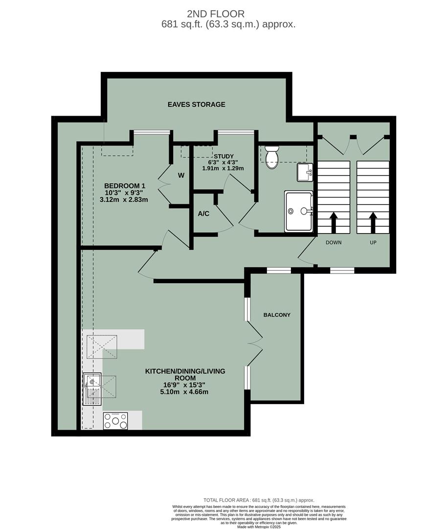 11, Brewhouse Yard, Wallingford floorplan