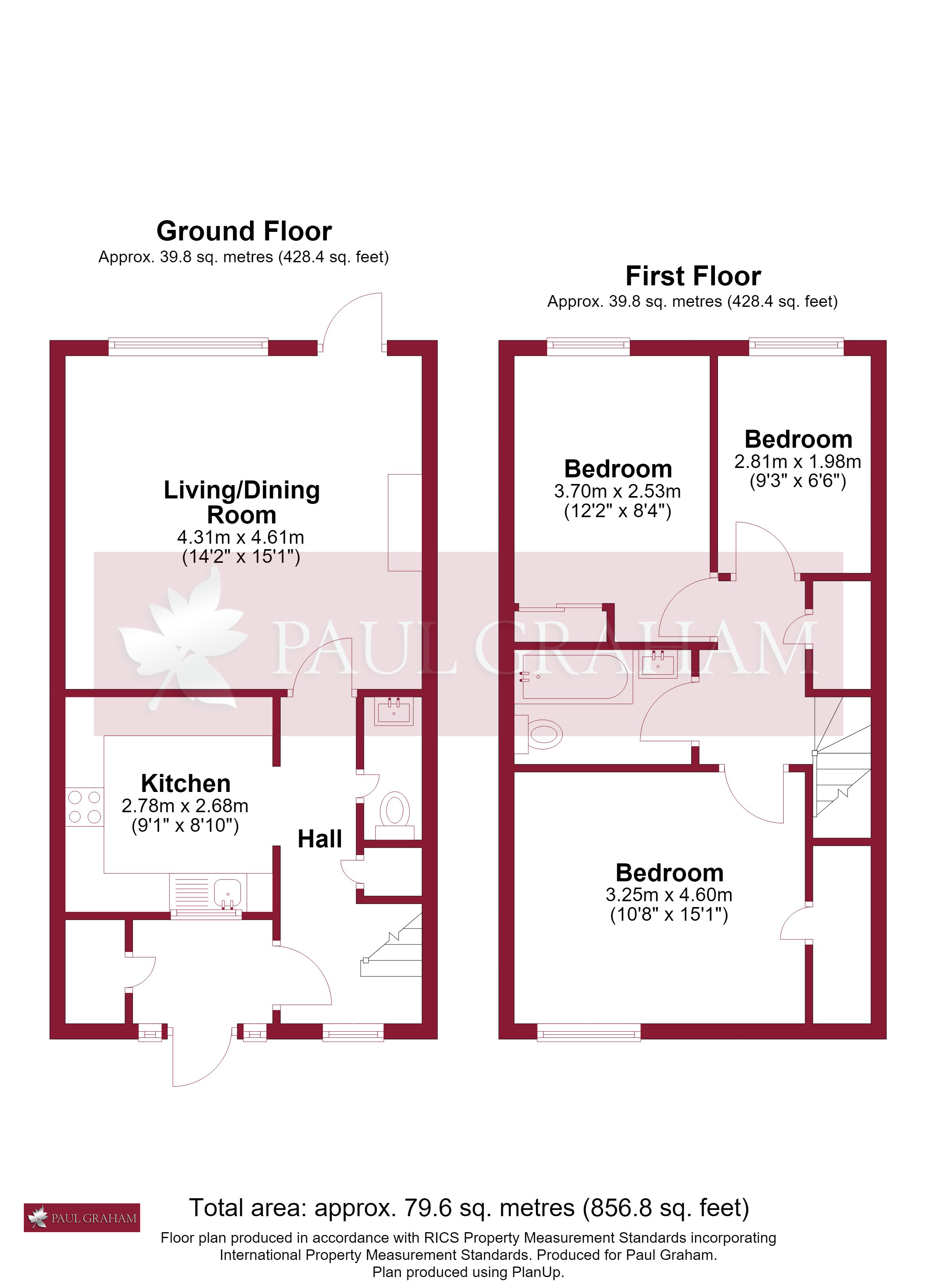 40 Waleton Acres, Carew Road, Wallington floorplan