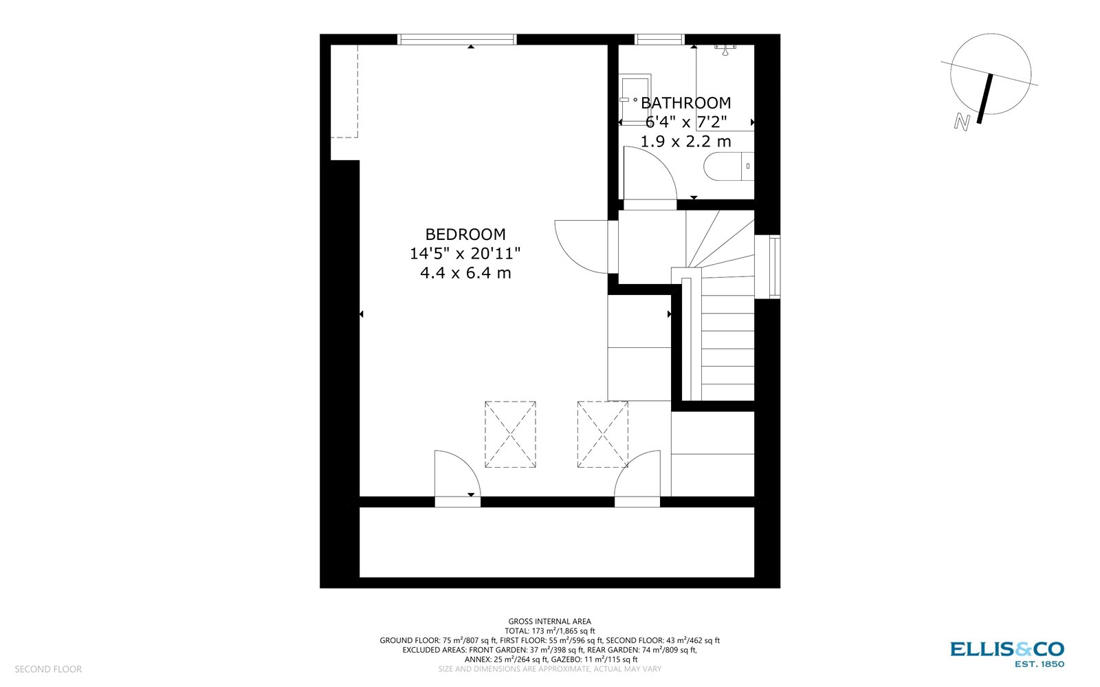 59, Bowrons Avenue, Wembley floorplan