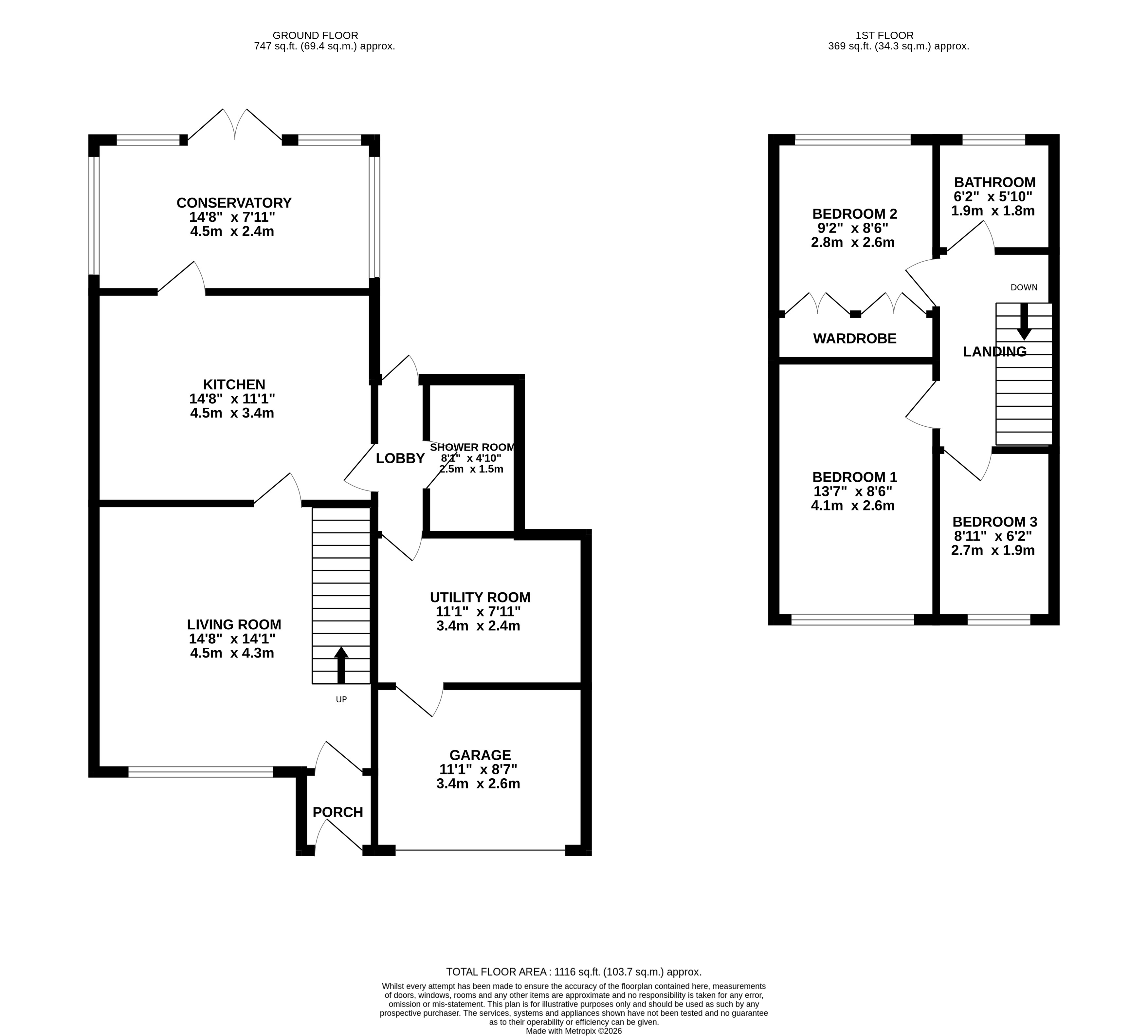 3, Briars Close, Royal Wootton Bassett floorplan