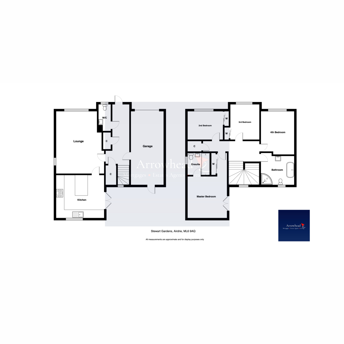 19, Stewart Gardens, Airdrie floorplan