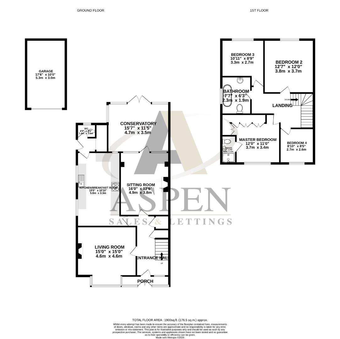 23, Fordbridge Road, Ashford floorplan