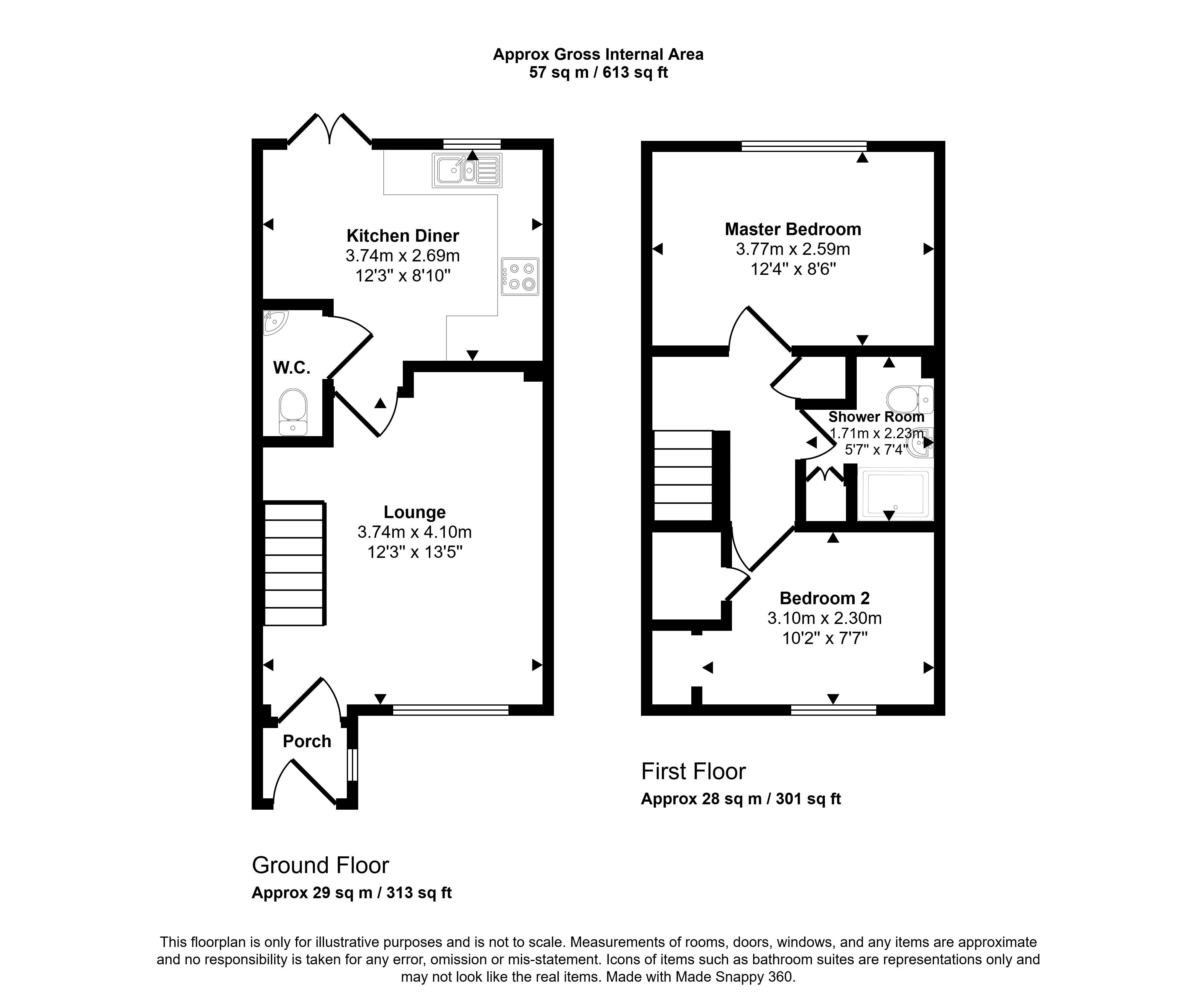 11, Akenshaw Drive, Whitley Bay floorplan