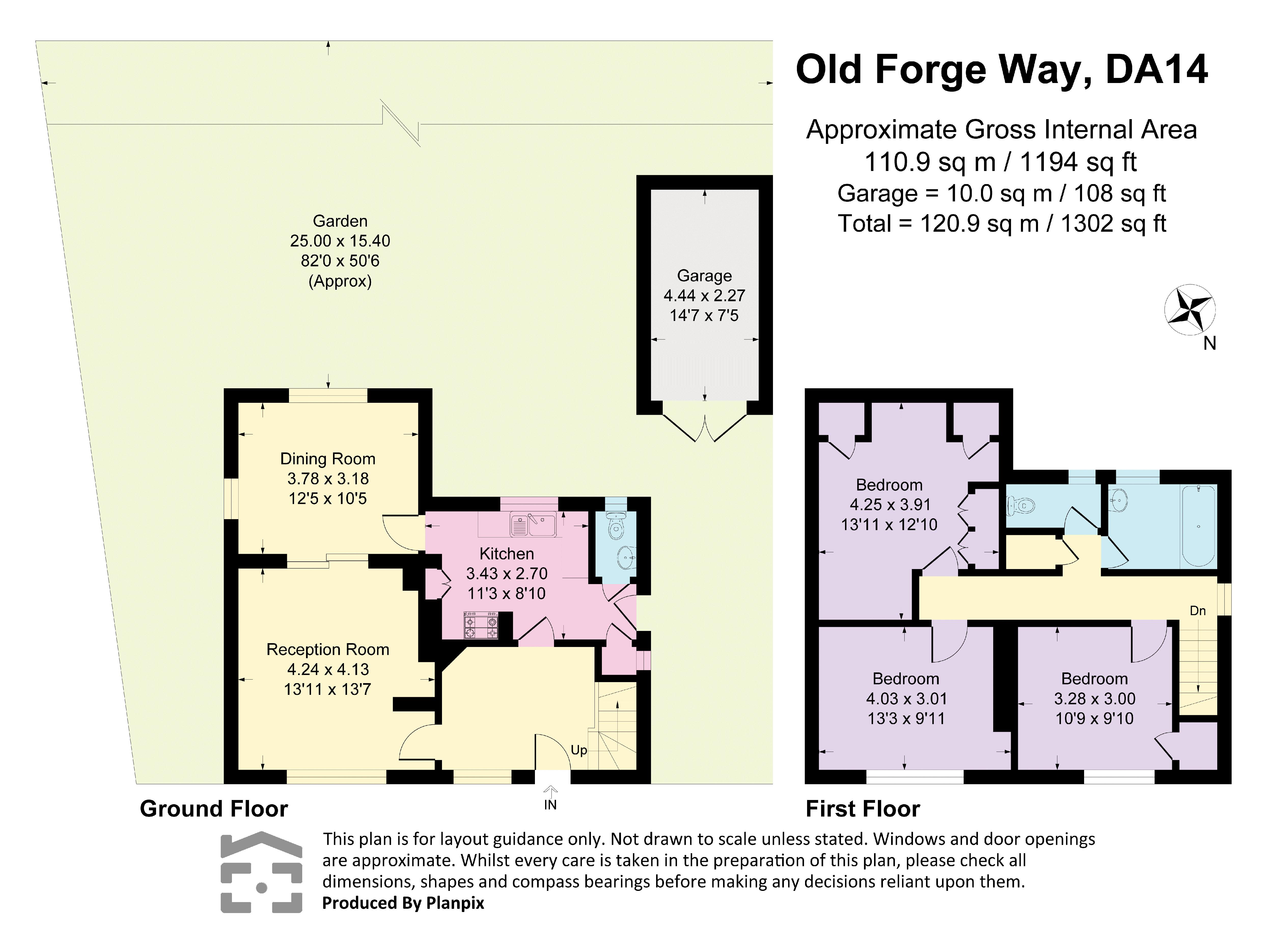 10, Old Forge Way, Sidcup floorplan