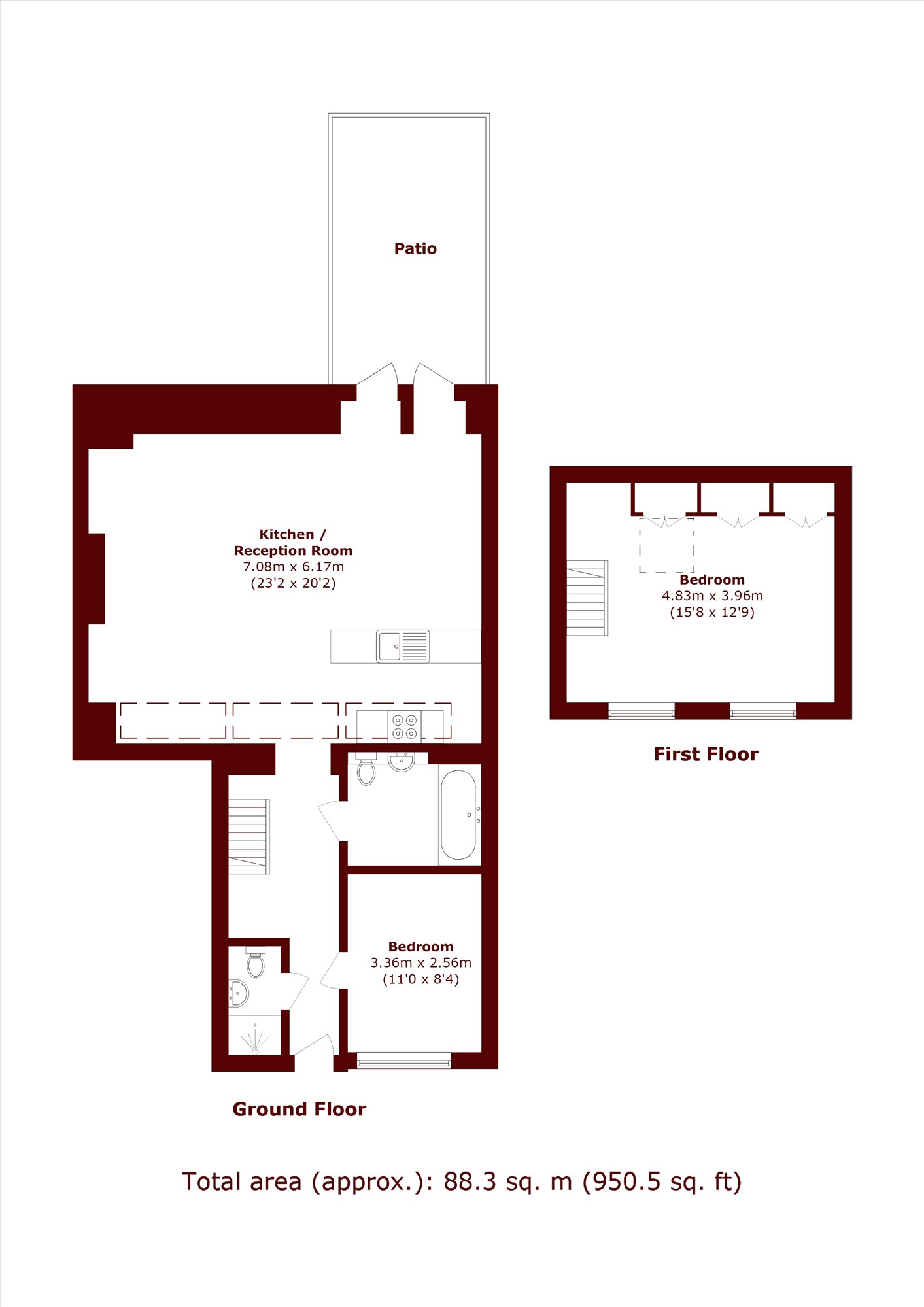 4, Lancaster Mews, London floorplan