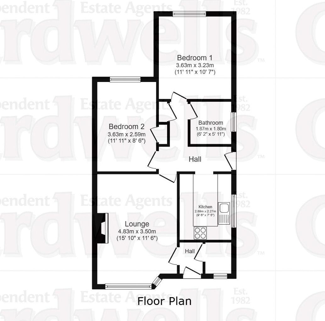 50, Bromley Cross Road, Bolton floorplan