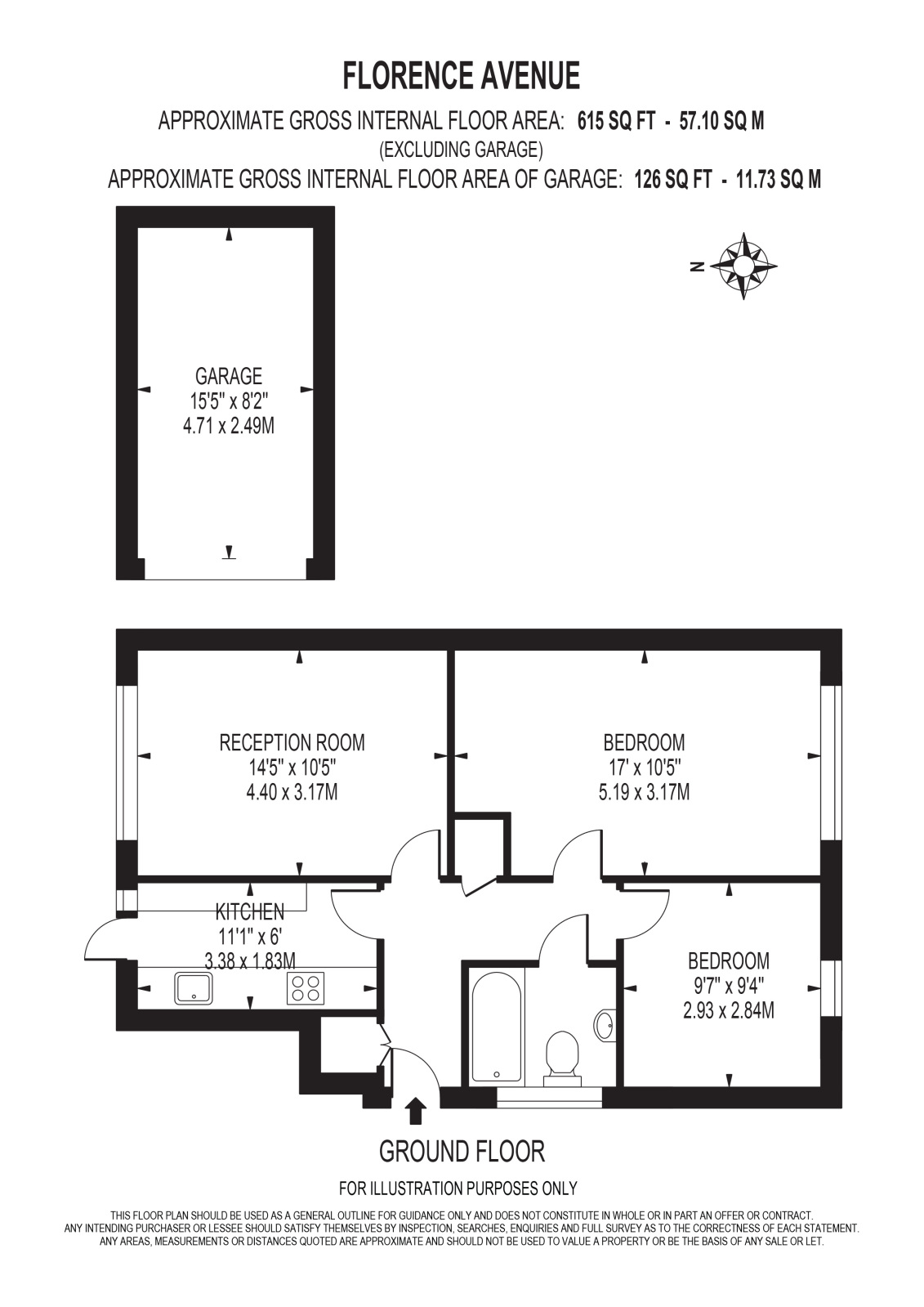 12, Florence Avenue, Morden floorplan