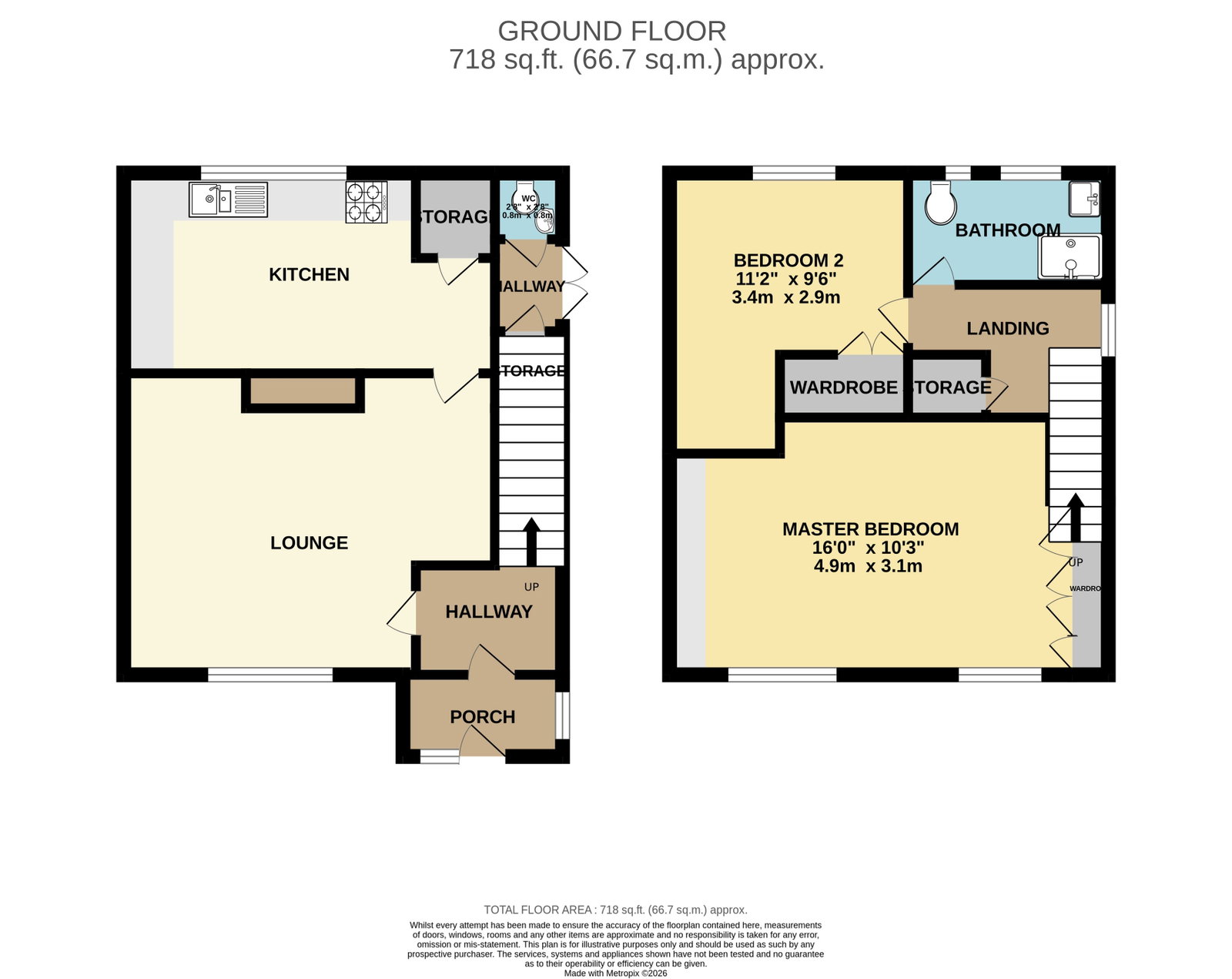 26, Cample Lane, South Ockendon floorplan