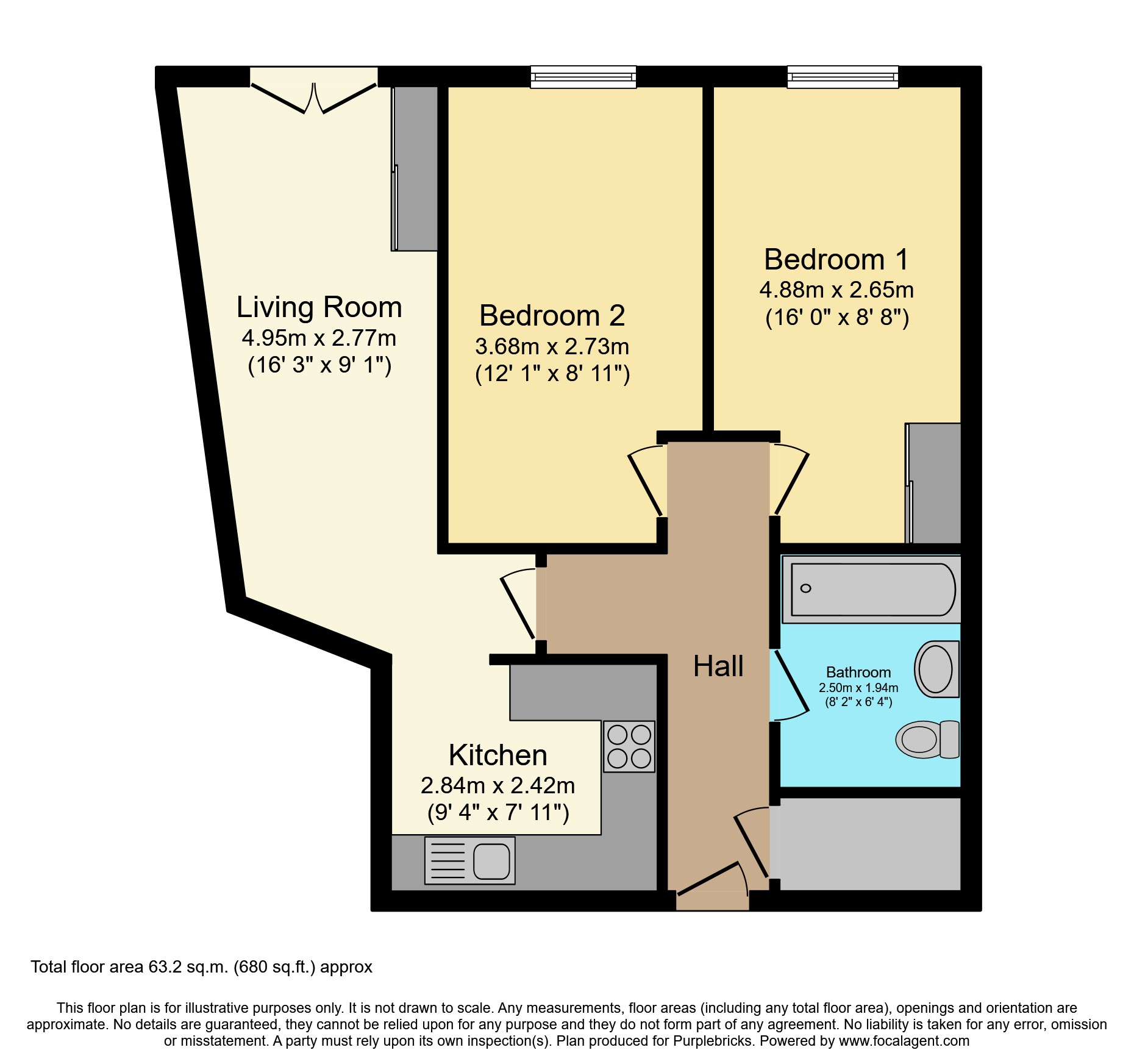 110 Saucel Crescent, Paisley PA1, 2 bedroom flat for sale 61751163