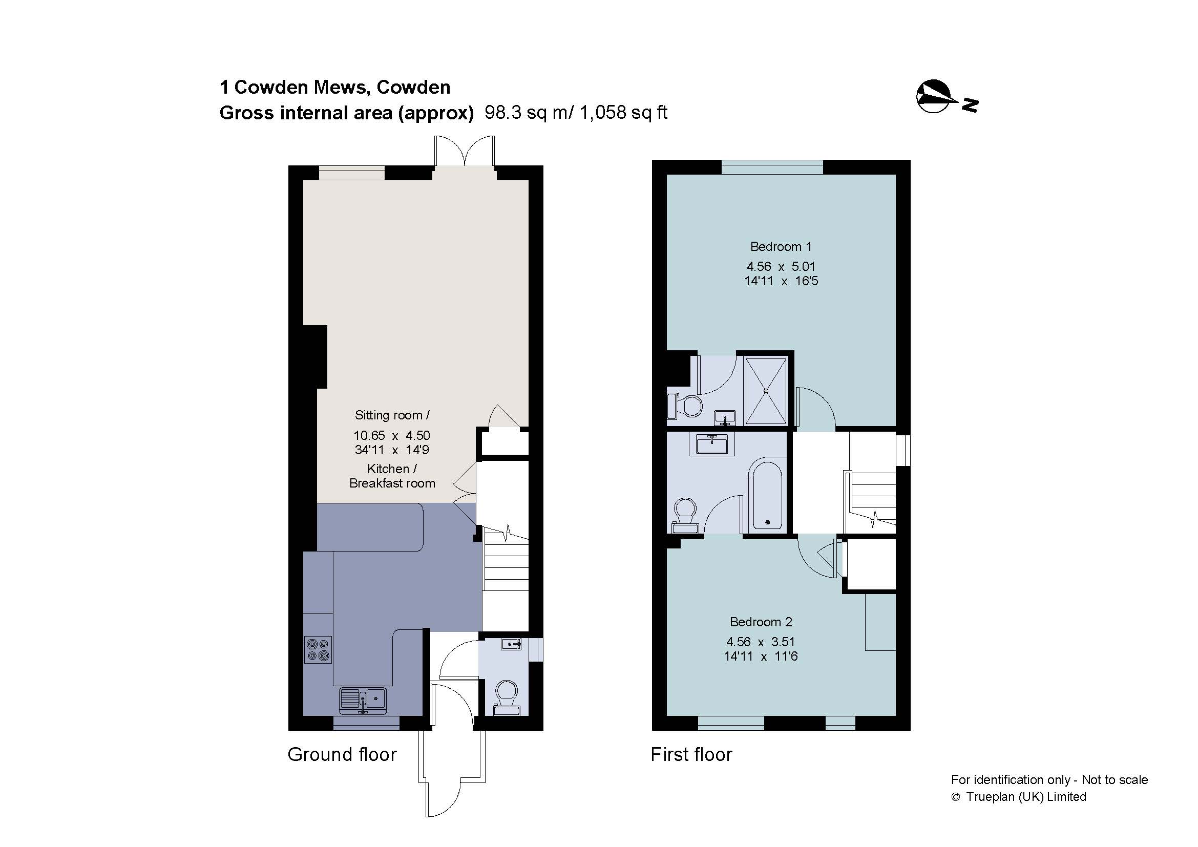 1 Cowden Mews,, High Street, Edenbridge floorplan