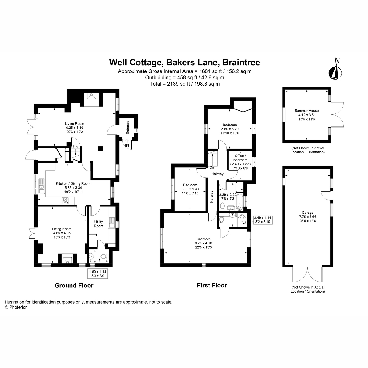 Well Cottage, Bakers Lane, Braintree floorplan