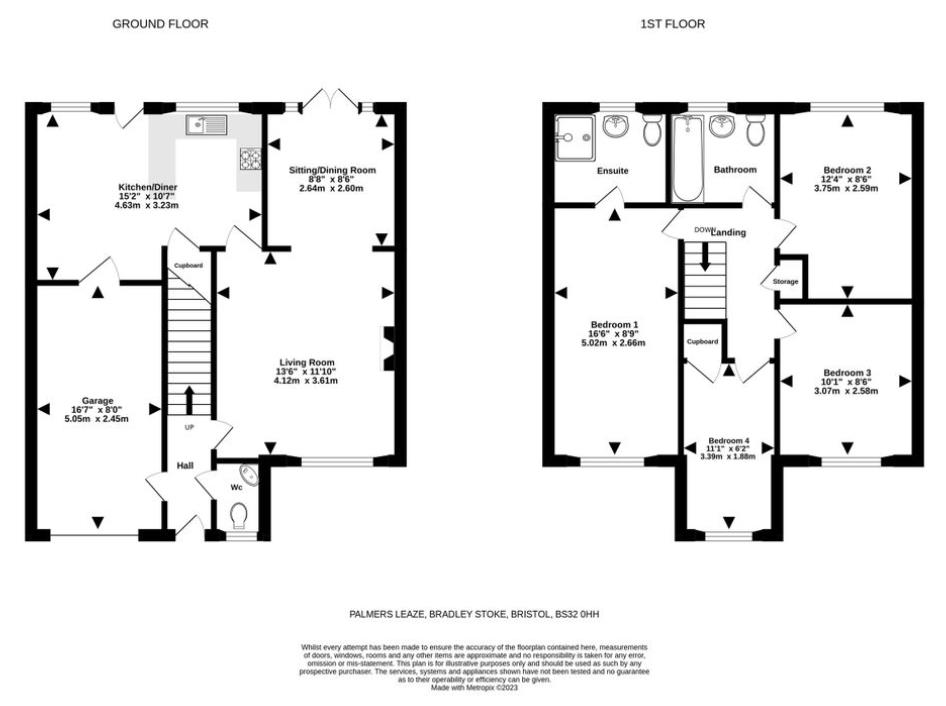 125, Palmers Leaze, Bristol floorplan