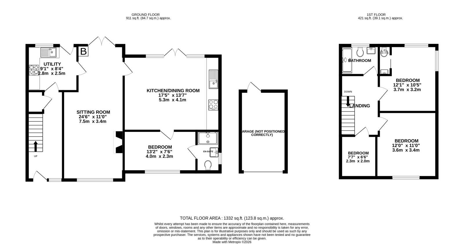 136 Hightown Road, RINGWOOD floorplan