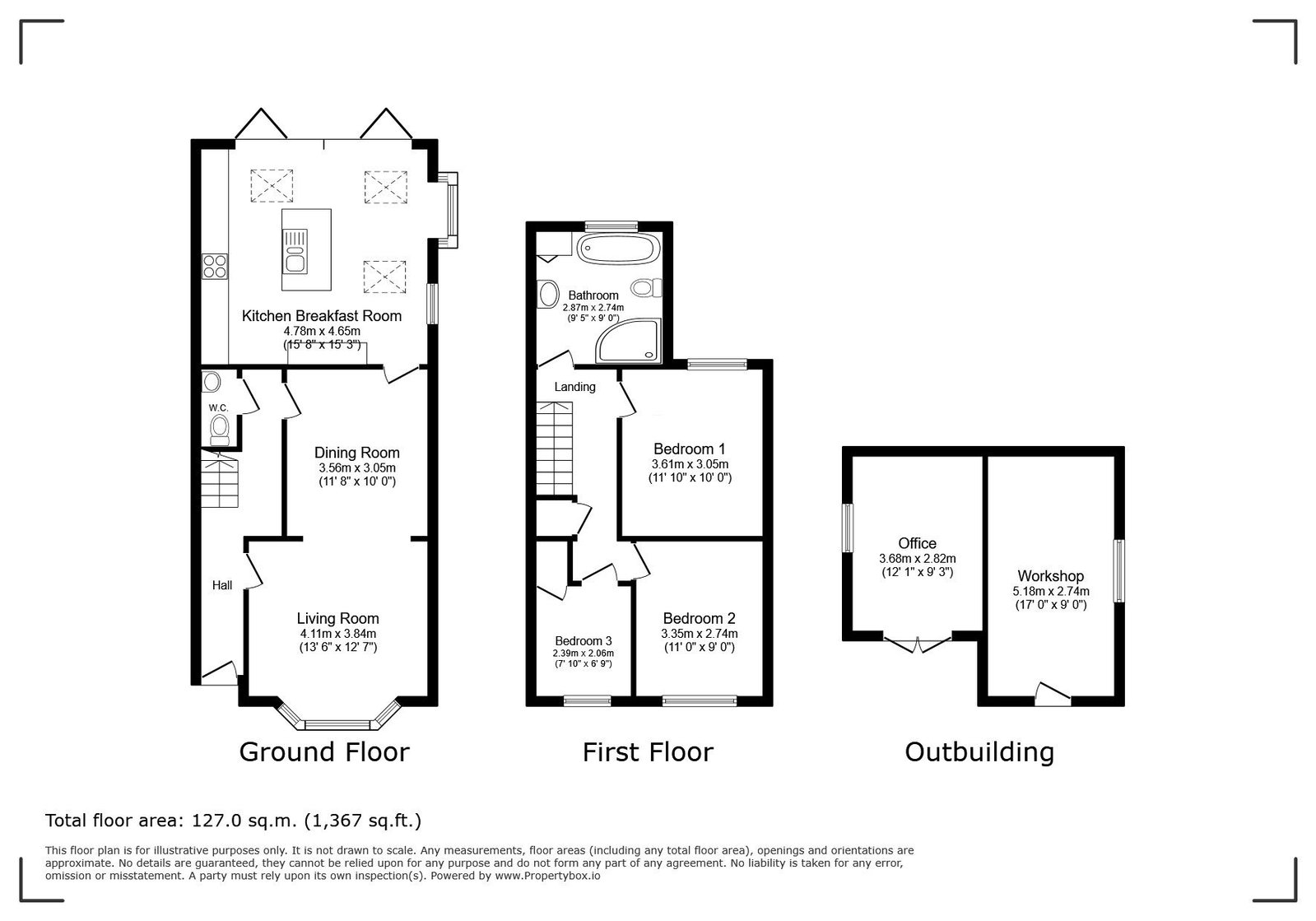 23, Highlands Road, Horsham floorplan