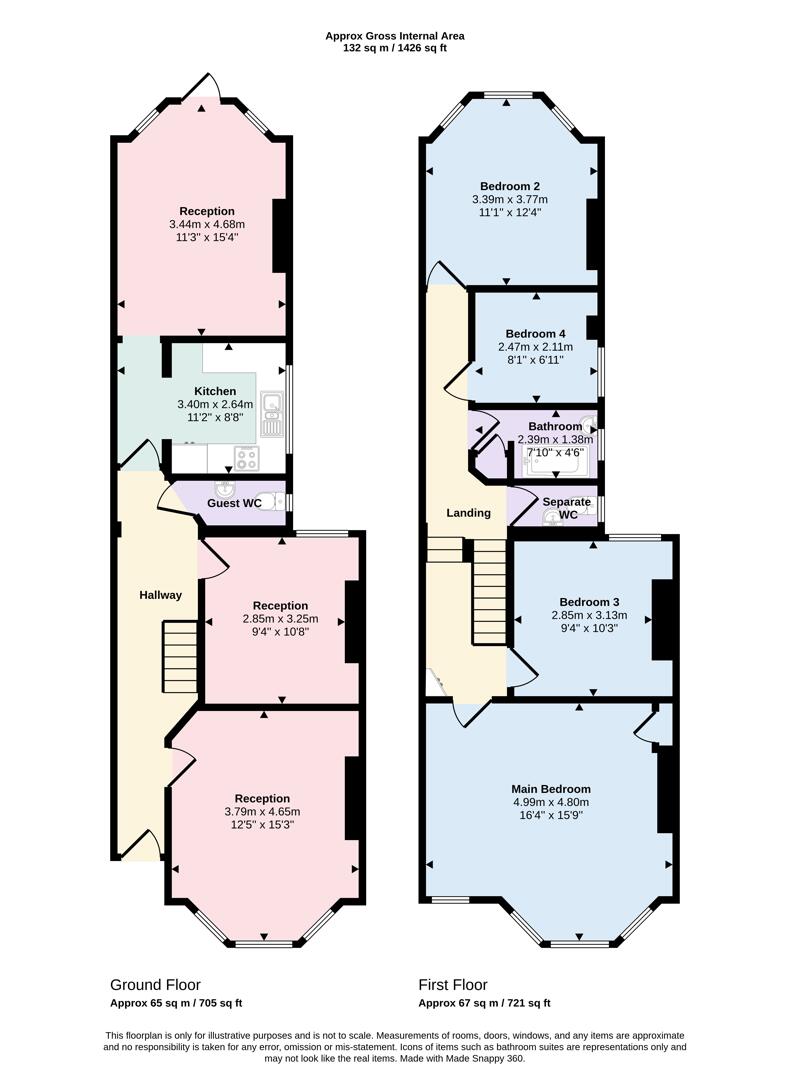 16, Nether Street, North Finchley floorplan