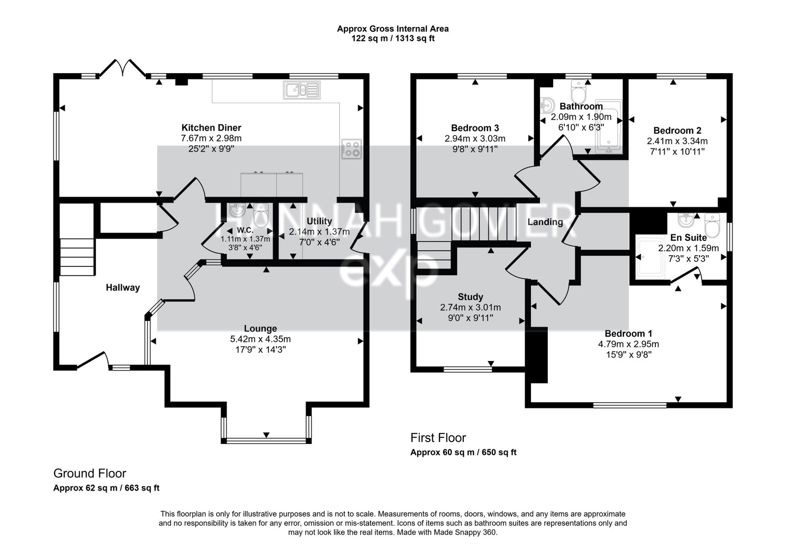37 Ffordd Glo Caled, Bridgend floorplan