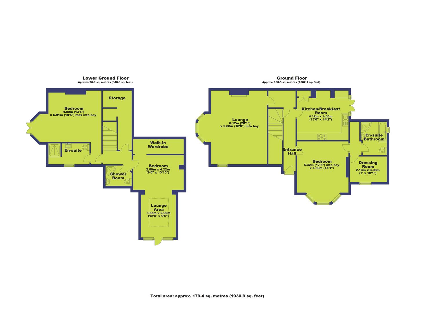 1, 1, Tattershall Drive, Nottingham floorplan