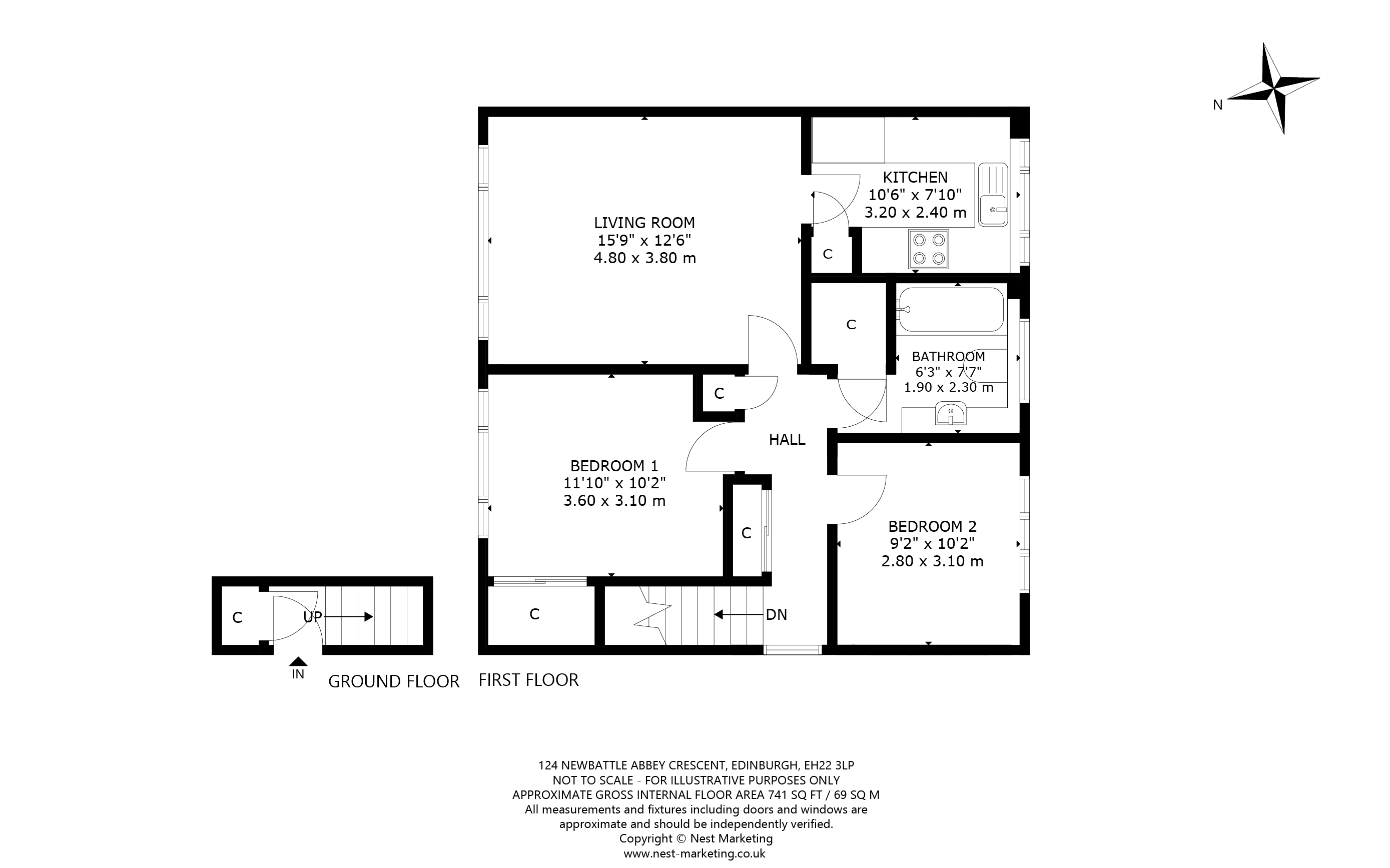 124, Newbattle Abbey Crescent, Dalkeith floorplan