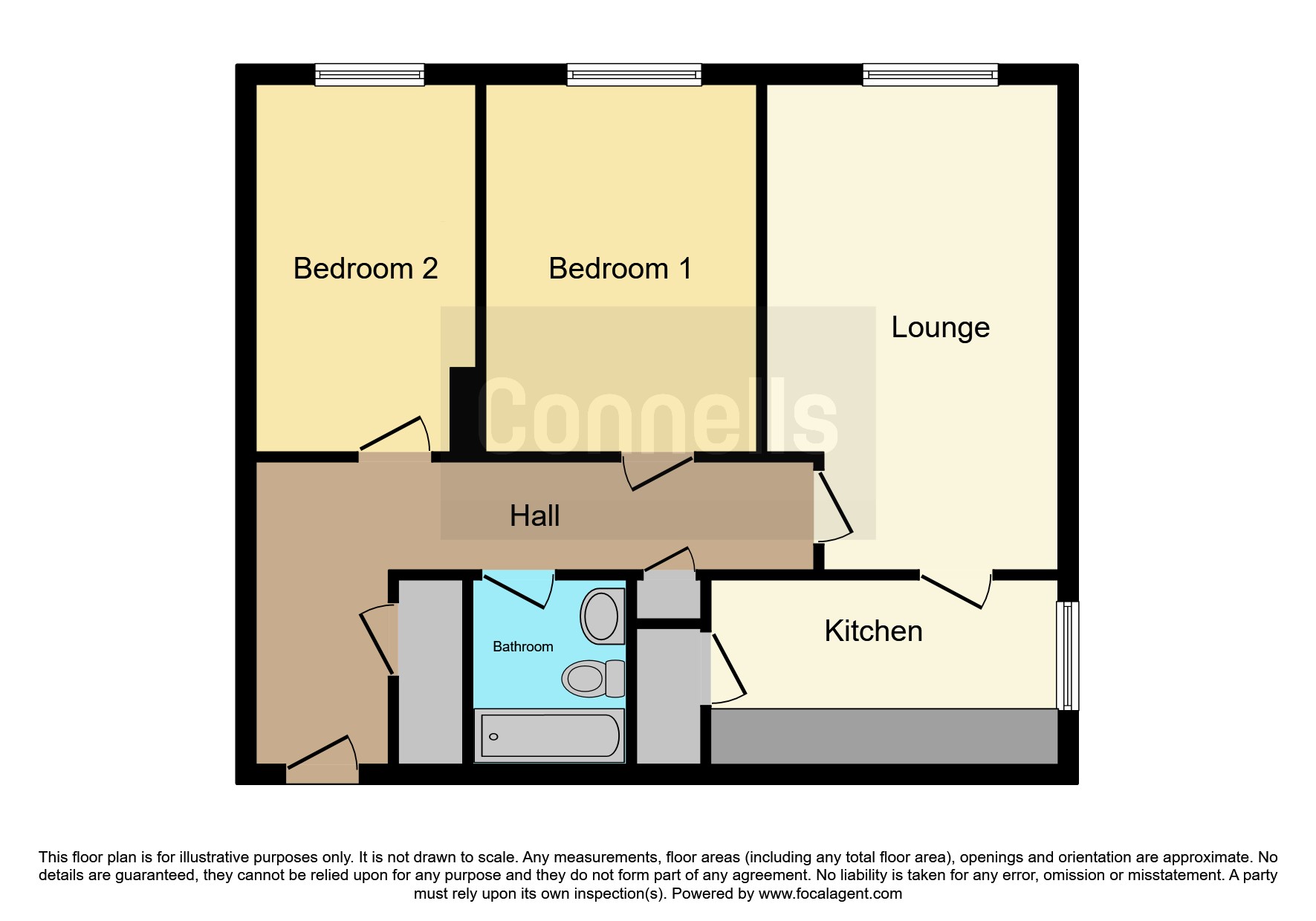 Flat 82, Twinnell House, Stapleton Road, Bristol floorplan