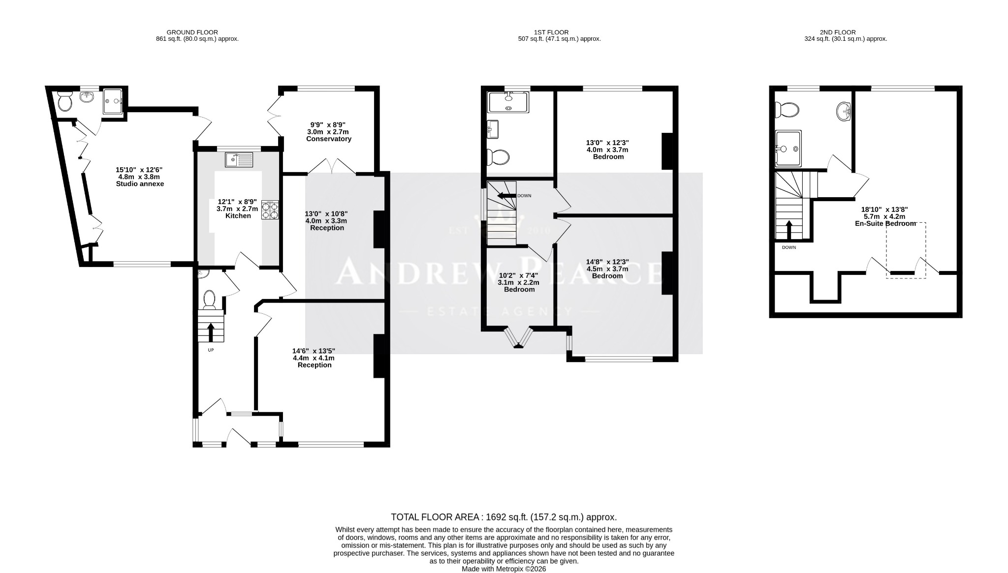 2 Church Drive, Harrow, Middlesex floorplan