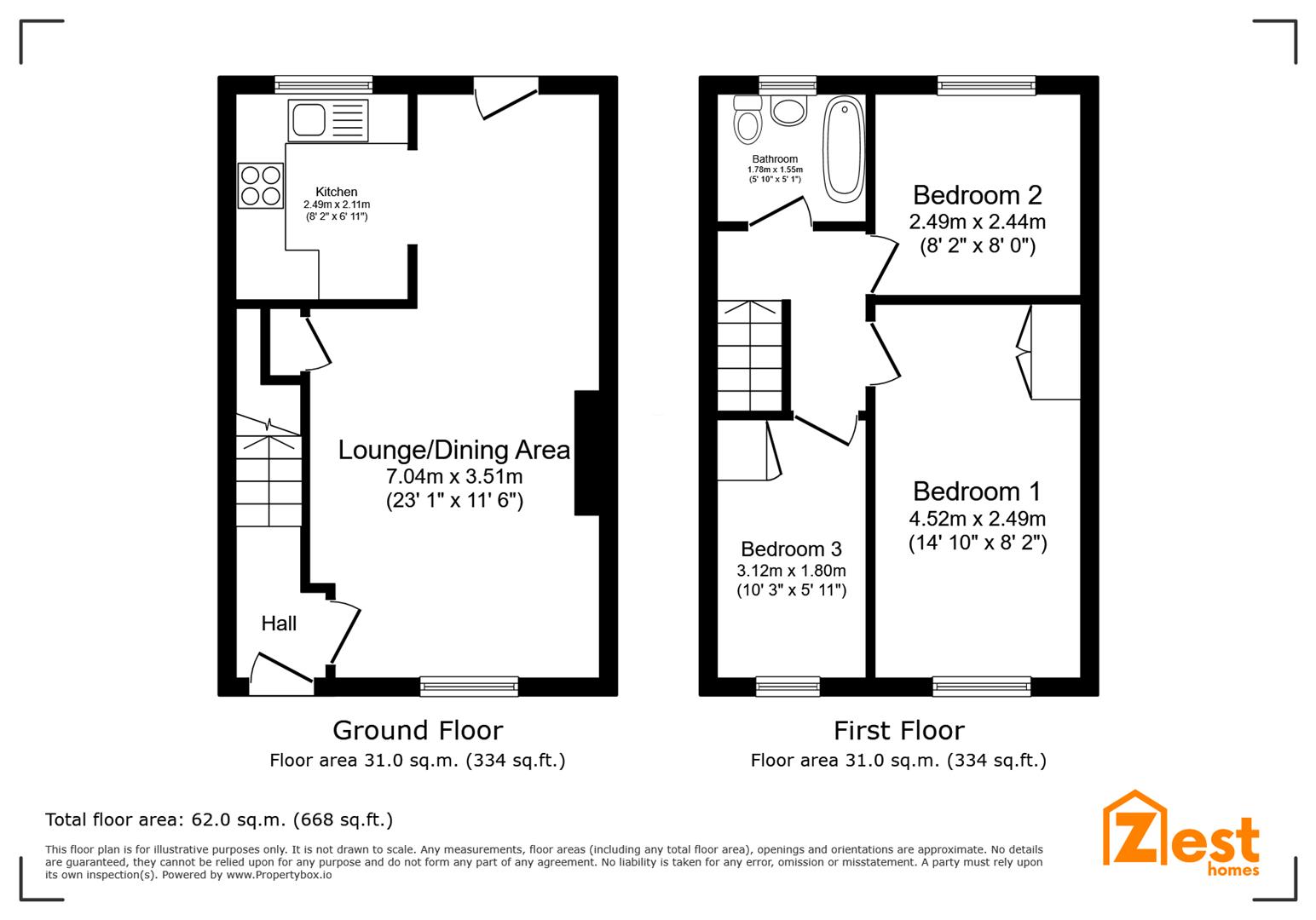 6, Hilary Close, Herne Bay floorplan