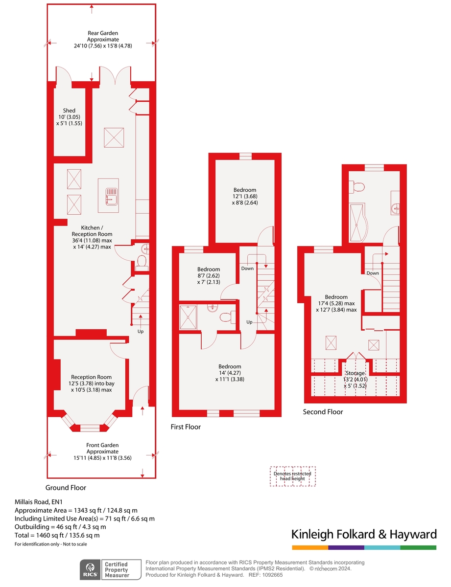 40, Millais Road, London floorplan