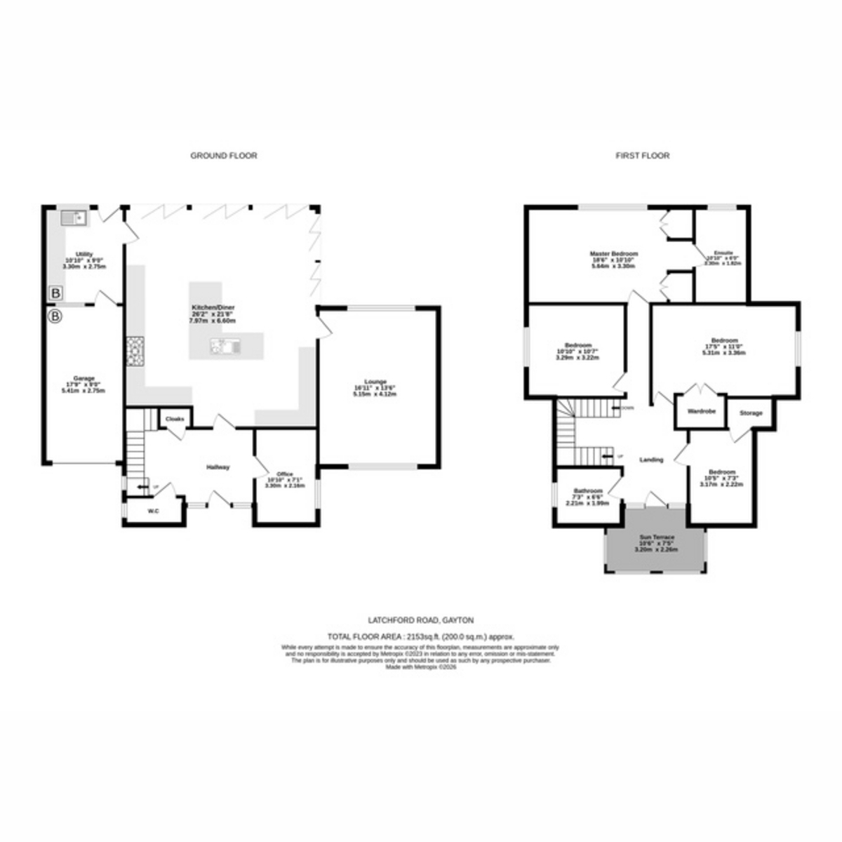 Flat CH60 0AE, 29, latchford Road, Heswall floorplan