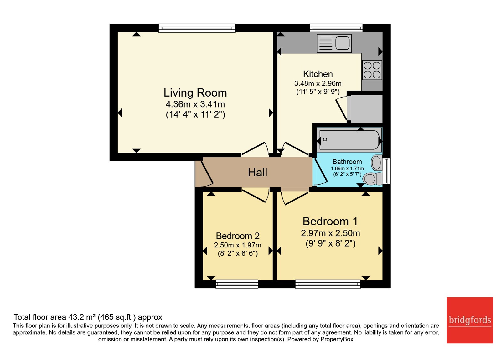 Flat 2, Longview Court,, Longview Drive, Swinton floorplan
