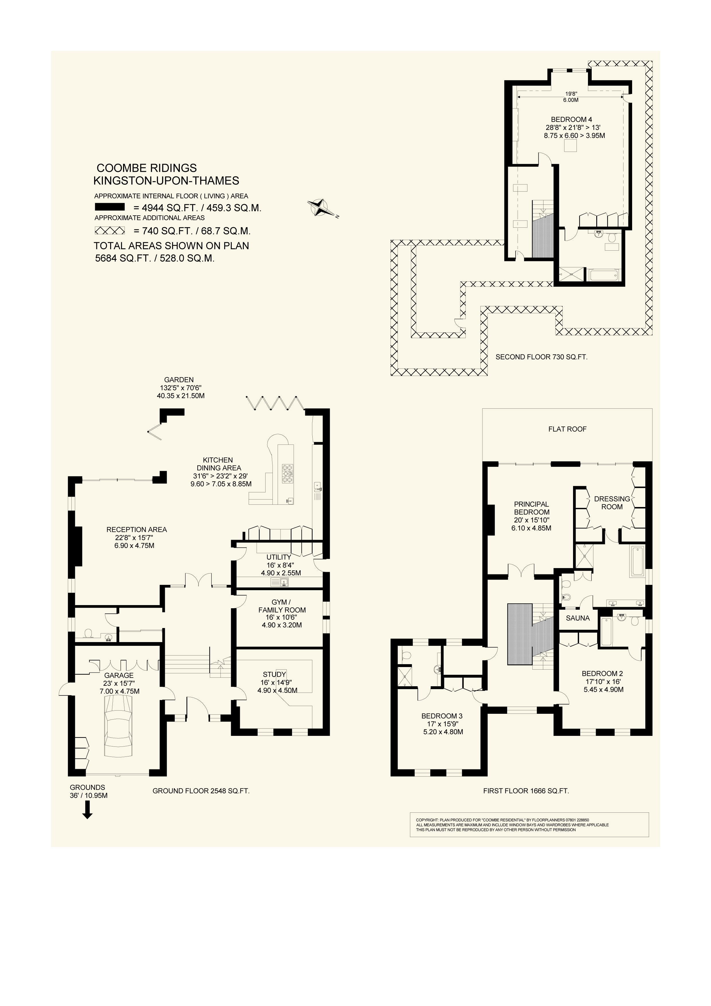 19, Coombe Ridings, Kingston Upon Thames floorplan