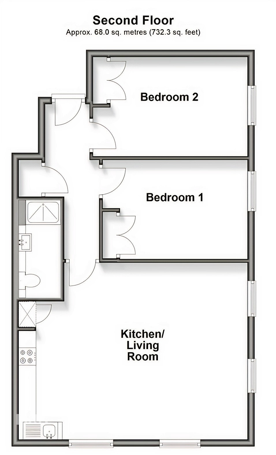 11, The Havens, Main Road, Ryde floorplan