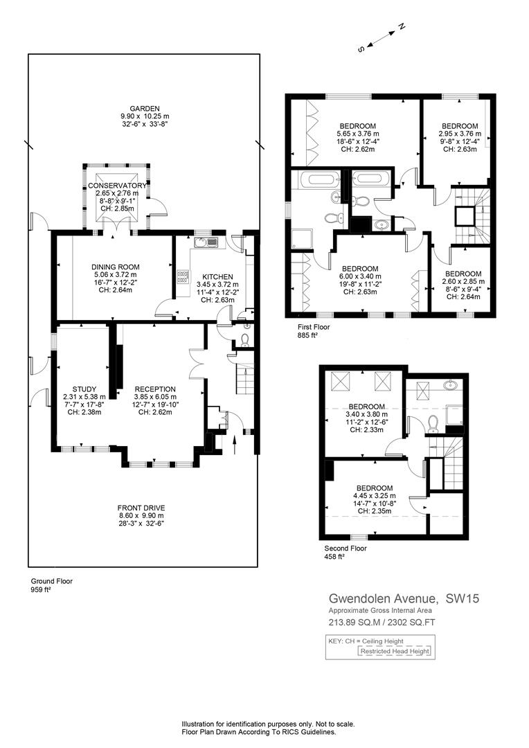 33, Gwendolen Avenue, London floorplan