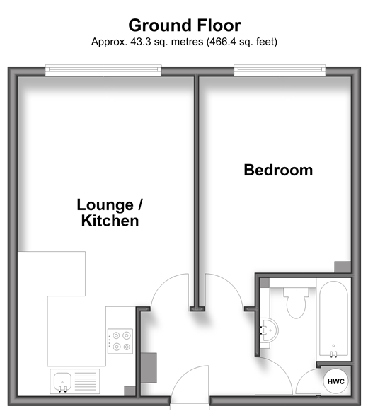 Ross Road, Wallington floorplan