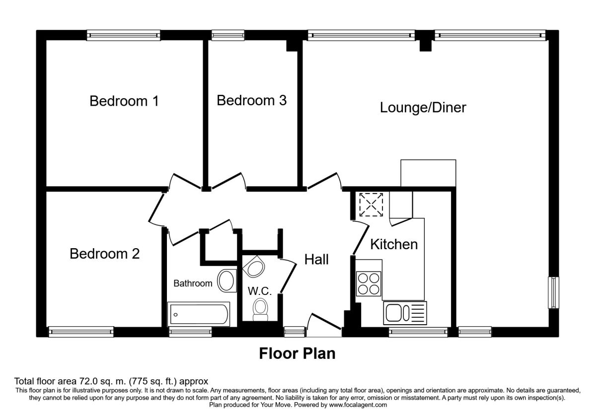 3 Bedrooms Bungalow for sale in Fromandez Drive, Horsmonden, Tonbridge TN12