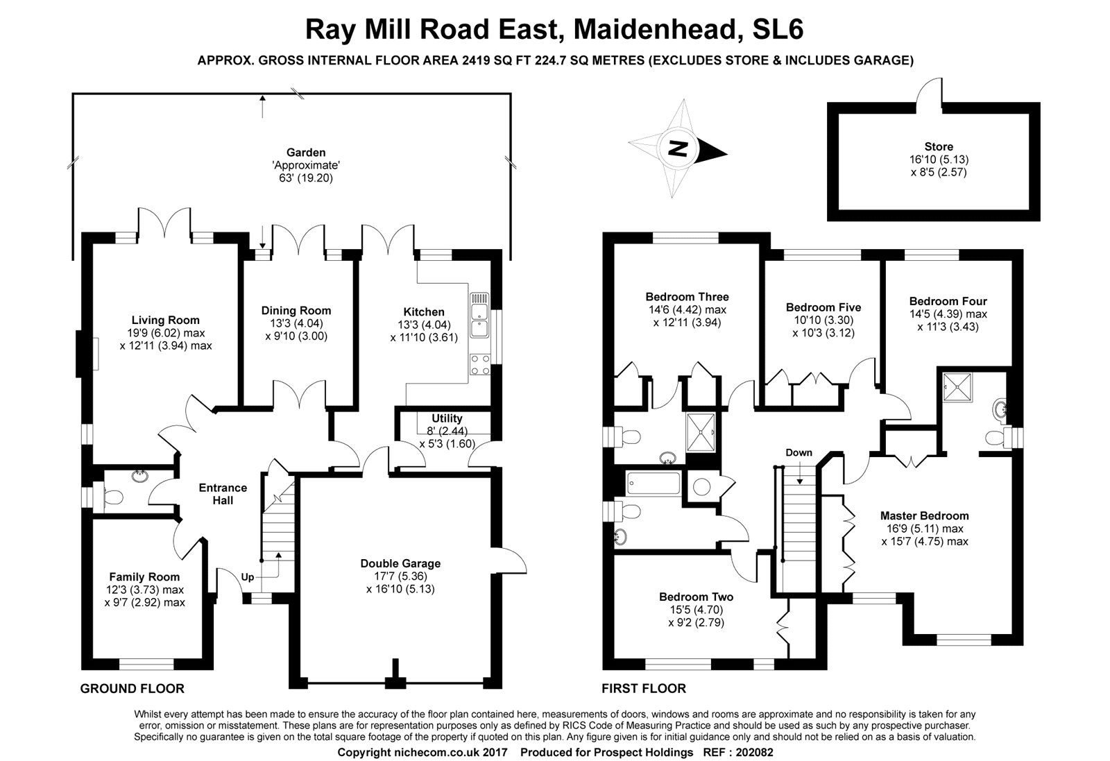 5 Bedrooms Detached house for sale in The Fallows, Ray Mill Road East, Maidenhead, Berkshire SL6