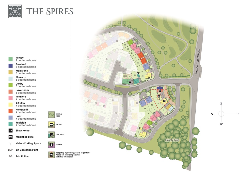 "Hale" at Inkersall Road, Staveley, Chesterfield S43, 4 bedroom