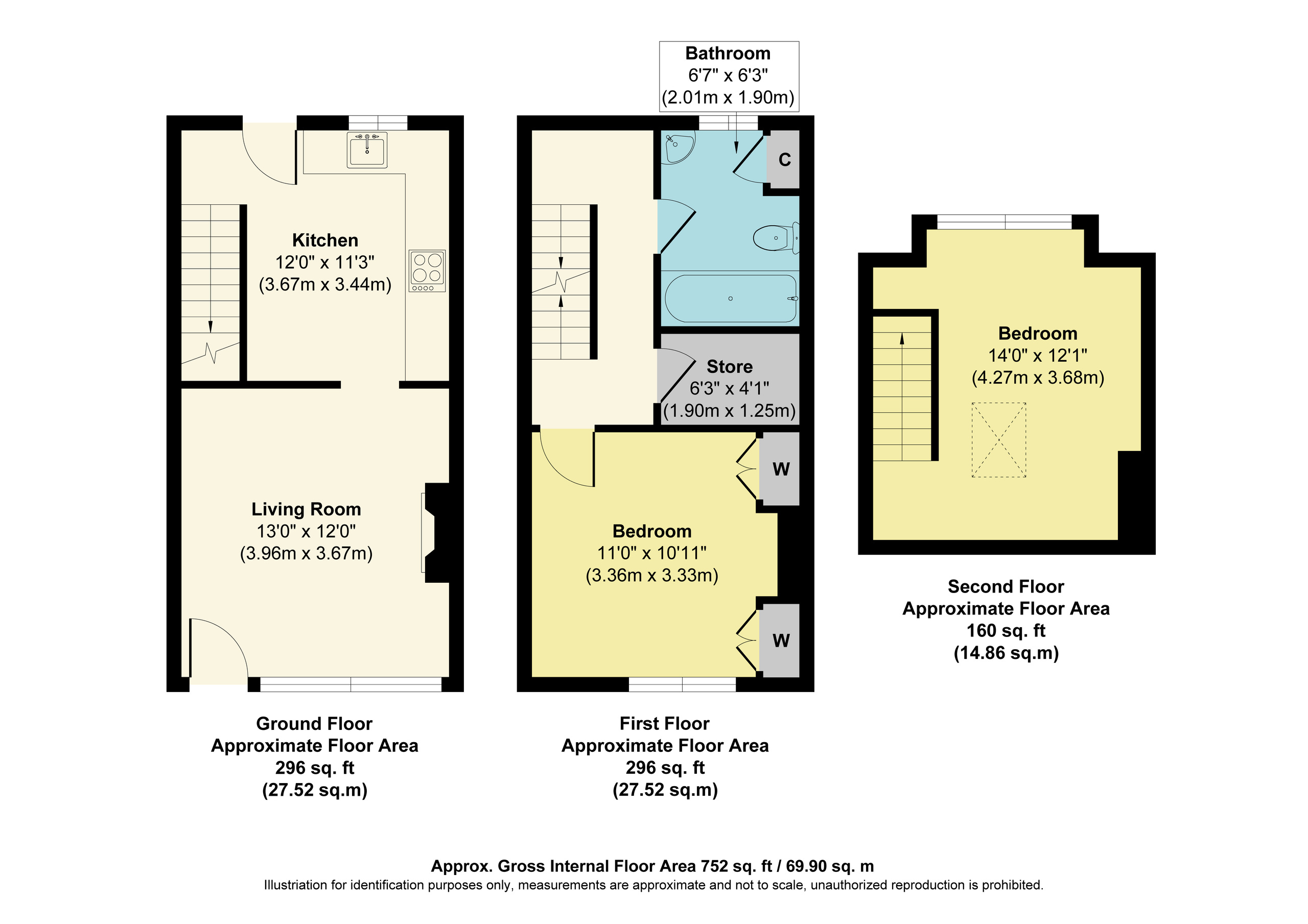 44 Hookstone Avenue, Harrogate floorplan