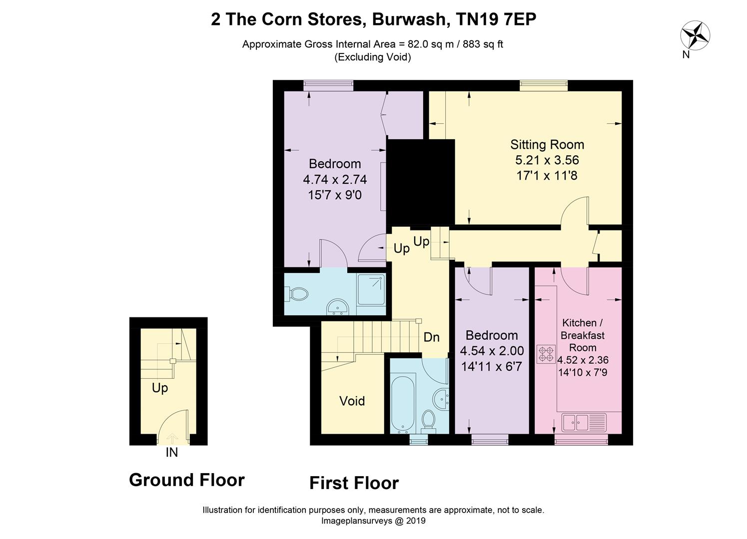 2 Bedrooms Flat for sale in High Street, Burwash, Etchingham TN19