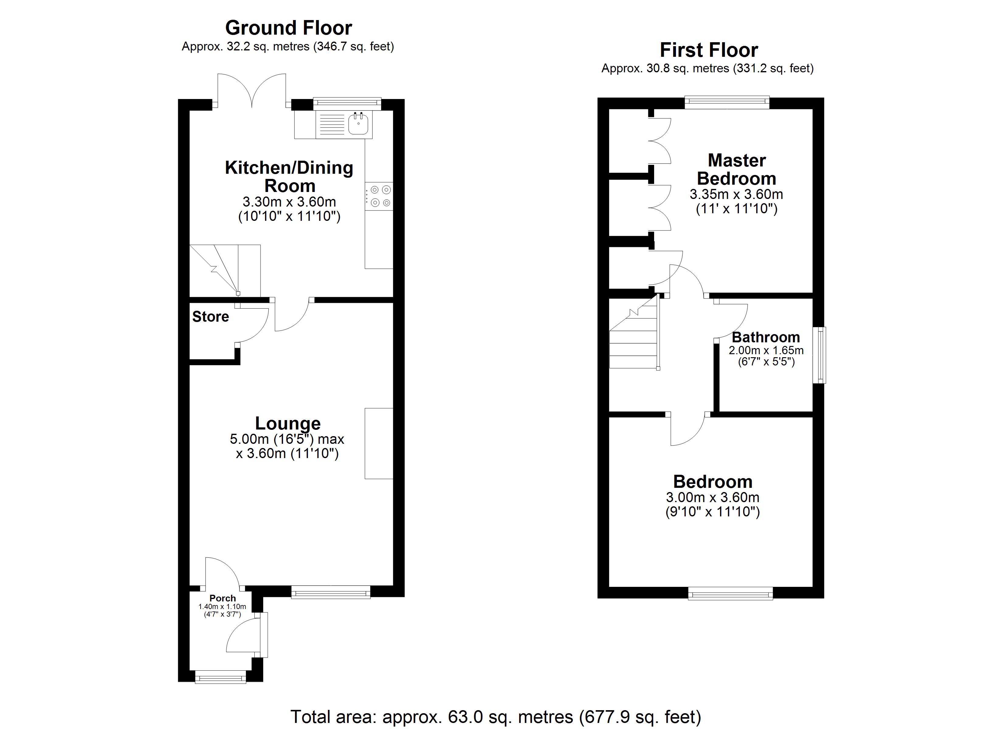 2 Bedrooms Semi-detached house for sale in Bramham Park Court, Leeds LS10