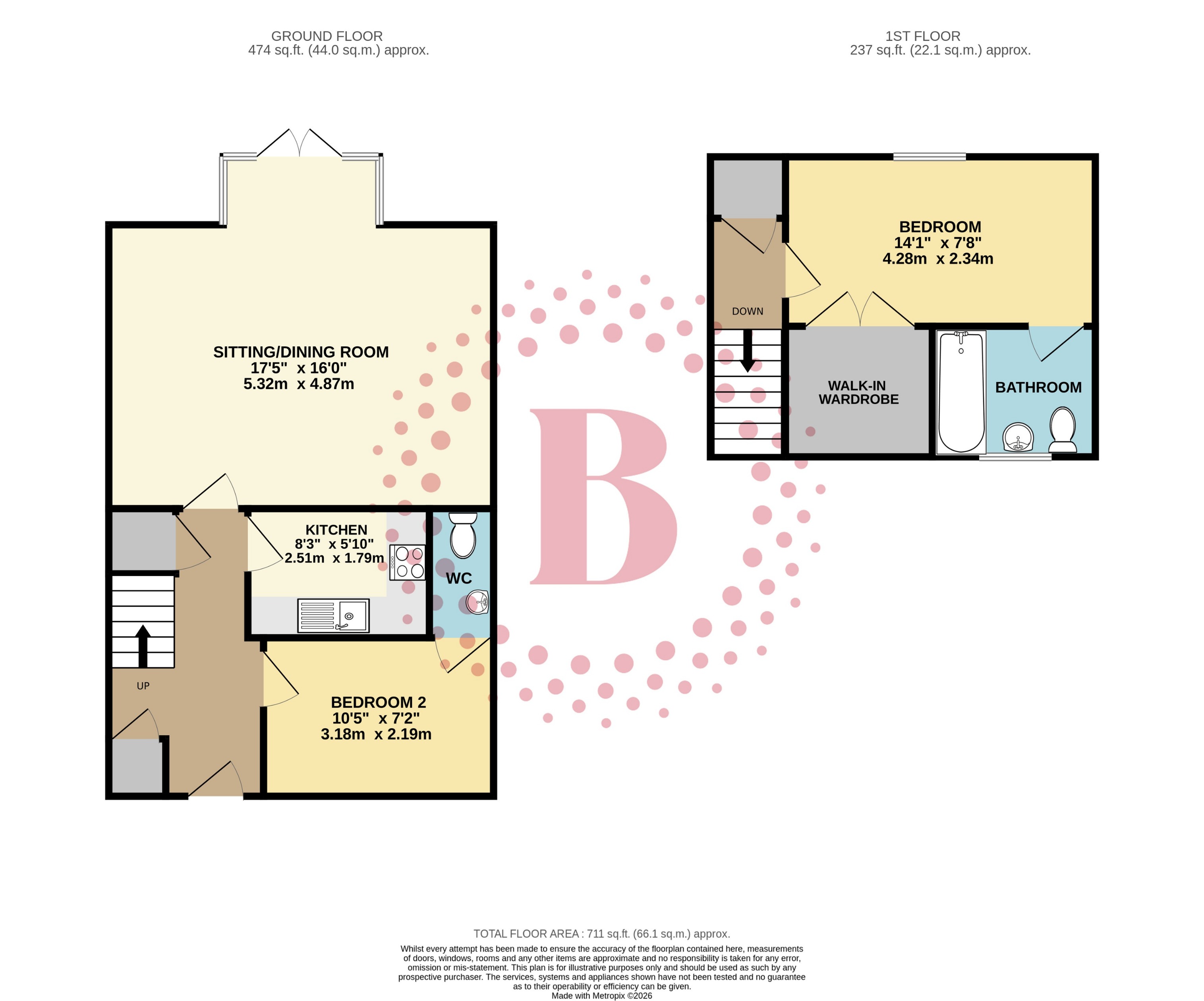 2, Digswell Place, Rectory Road, Welwyn Garden City floorplan
