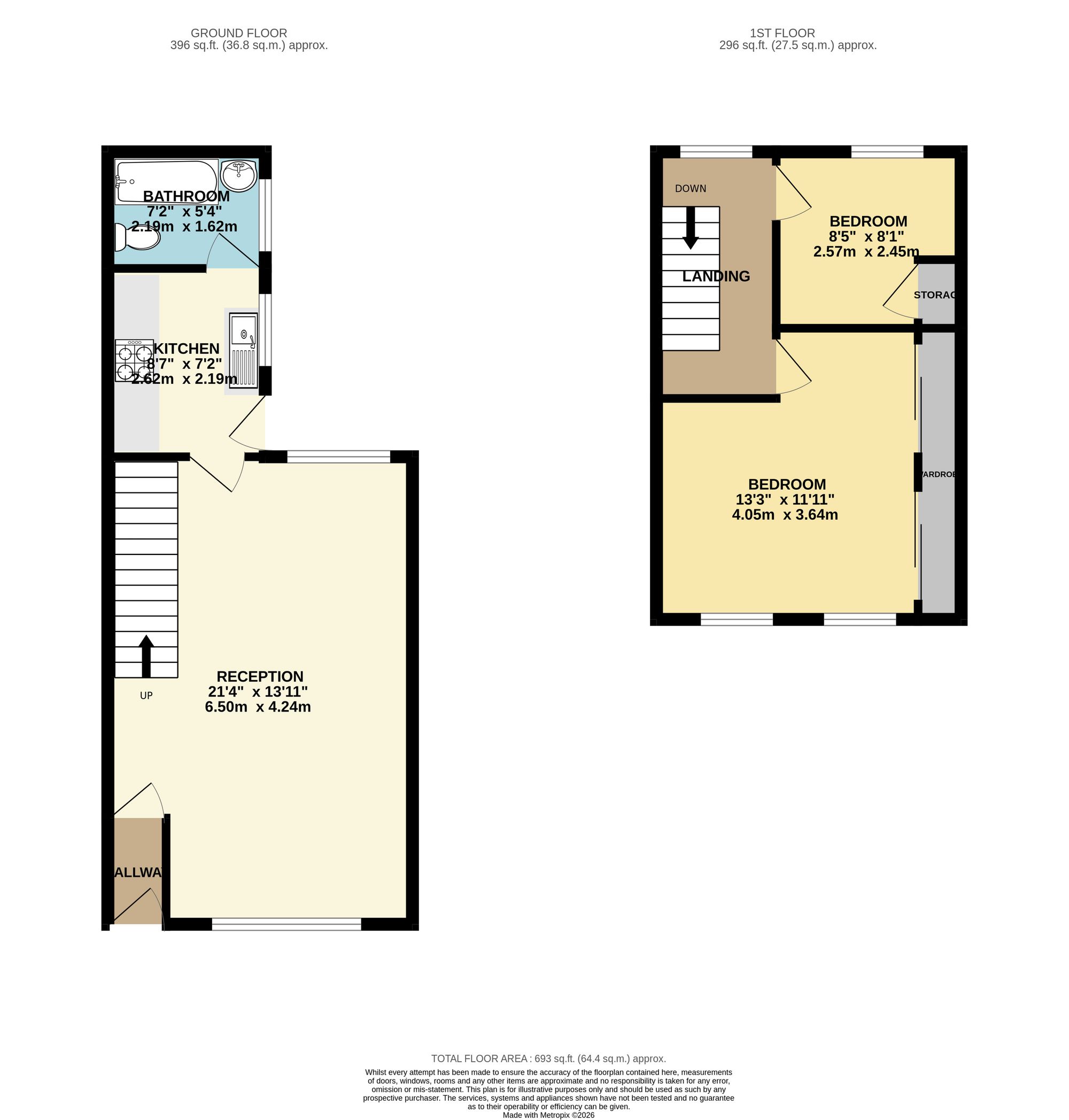 8 Woodland Terrace, Blackwood floorplan