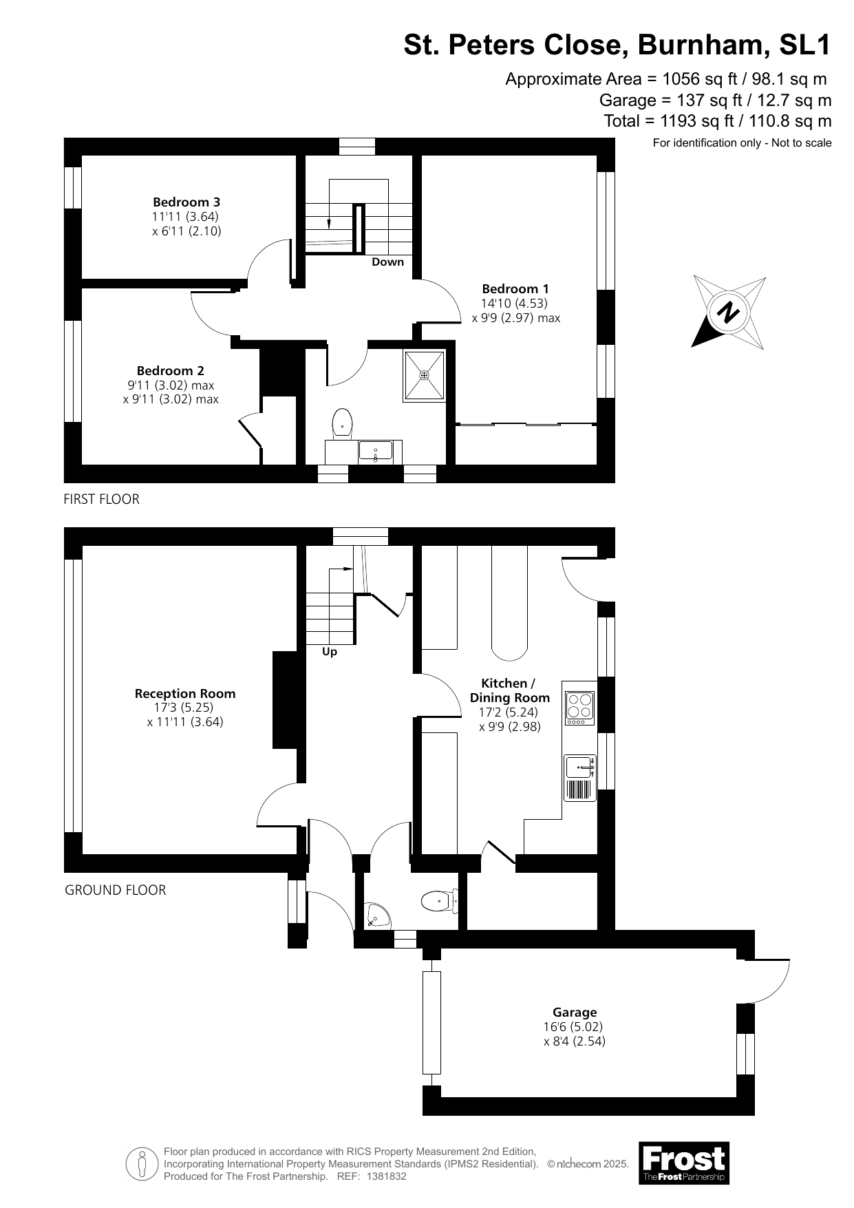 19, St. Peters Close, Burnham floorplan