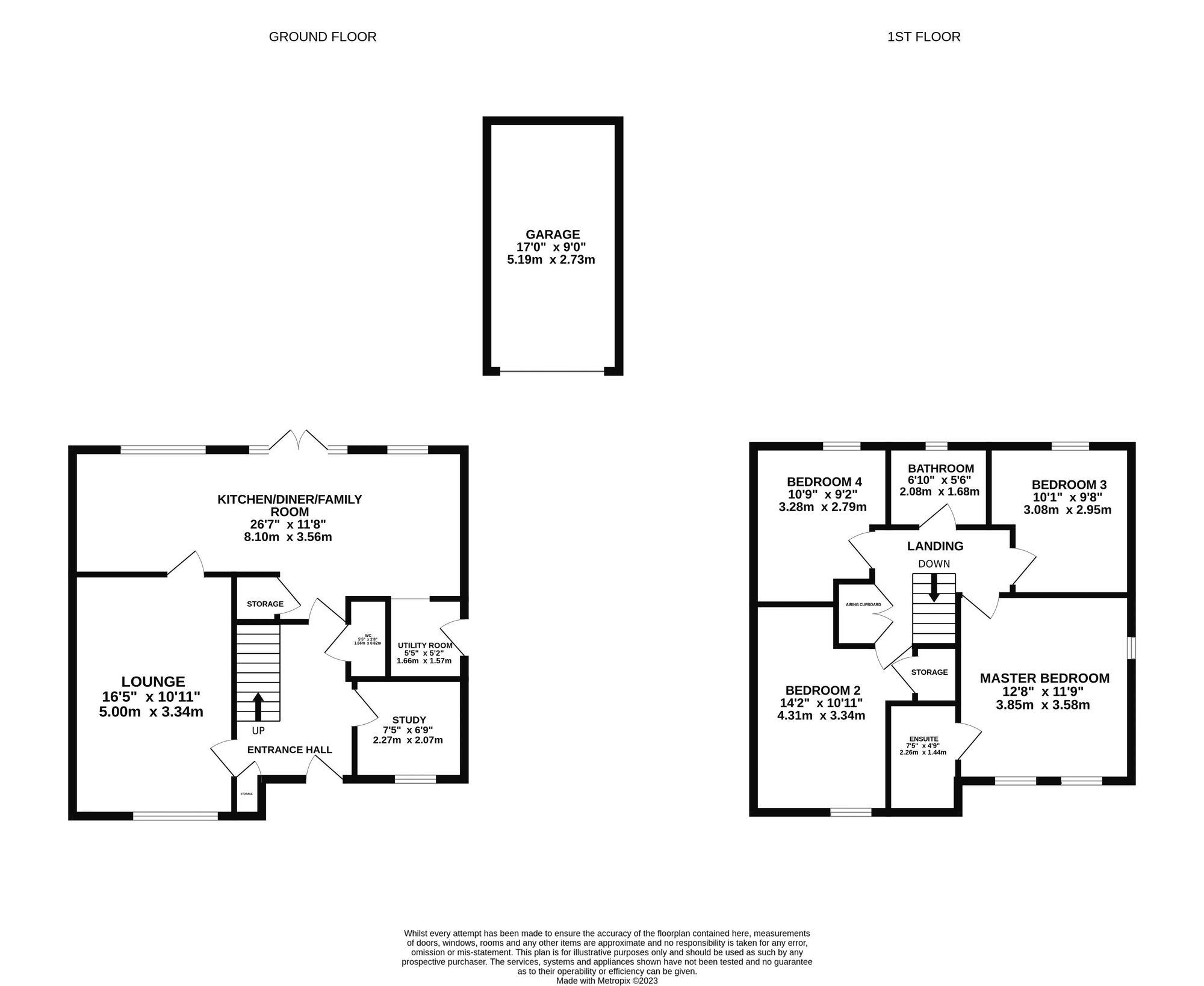 2 Mottershead Way, Crewe floorplan