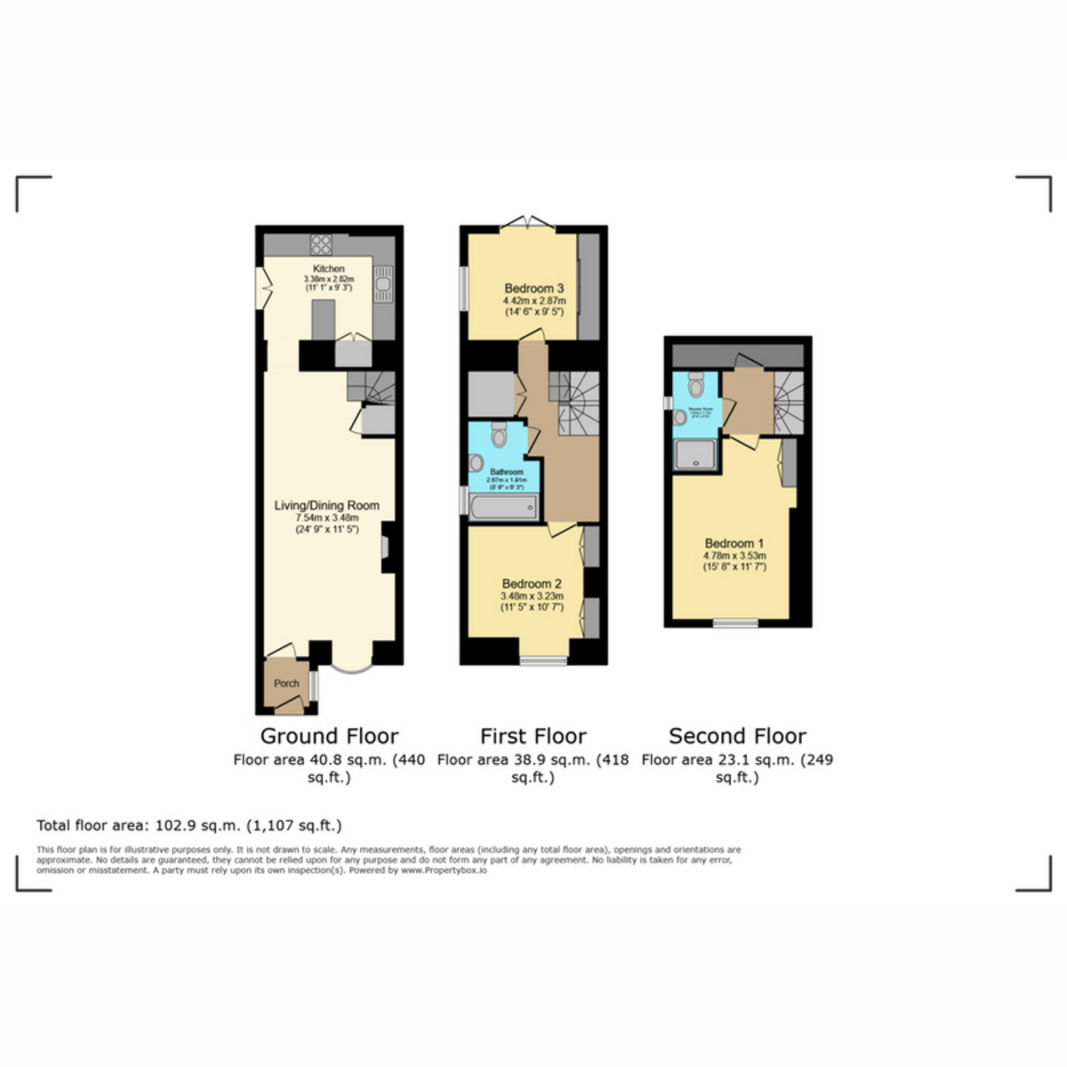 13, St. Catherines Place, Wheelers Bay floorplan