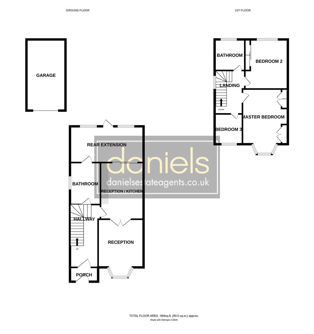 71, Crest Road, London floorplan