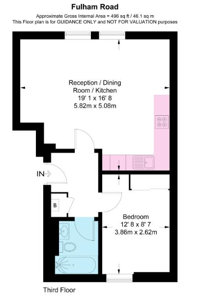 Flat 7, 276-278, Fulham Road, London floorplan