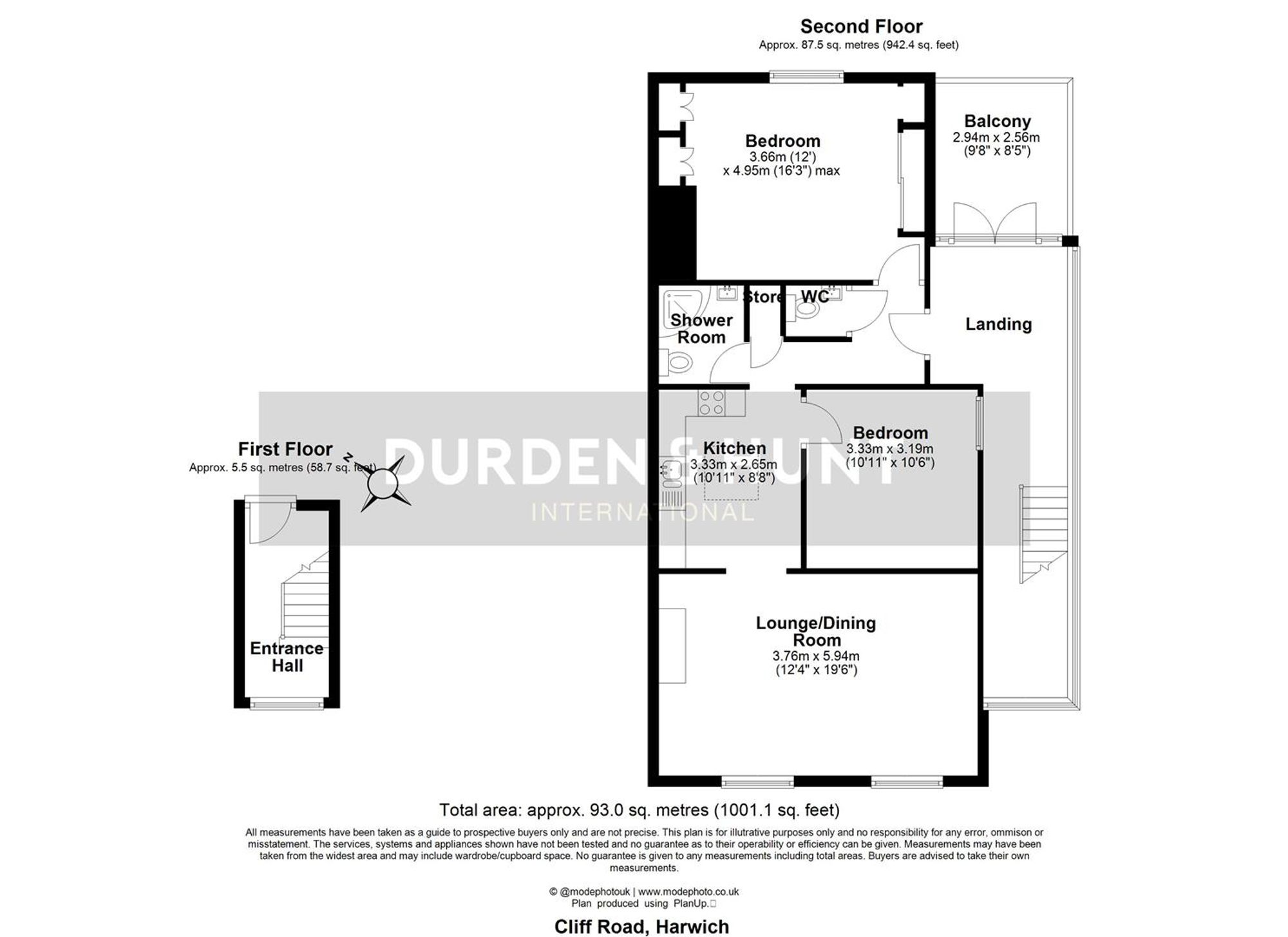 Flat 4, 2 Cliff Road, Harwich floorplan